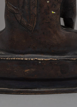 Oxidized Copper Shakyamuni Buddha Statue | A Symbol of Enlightenment and Serenity