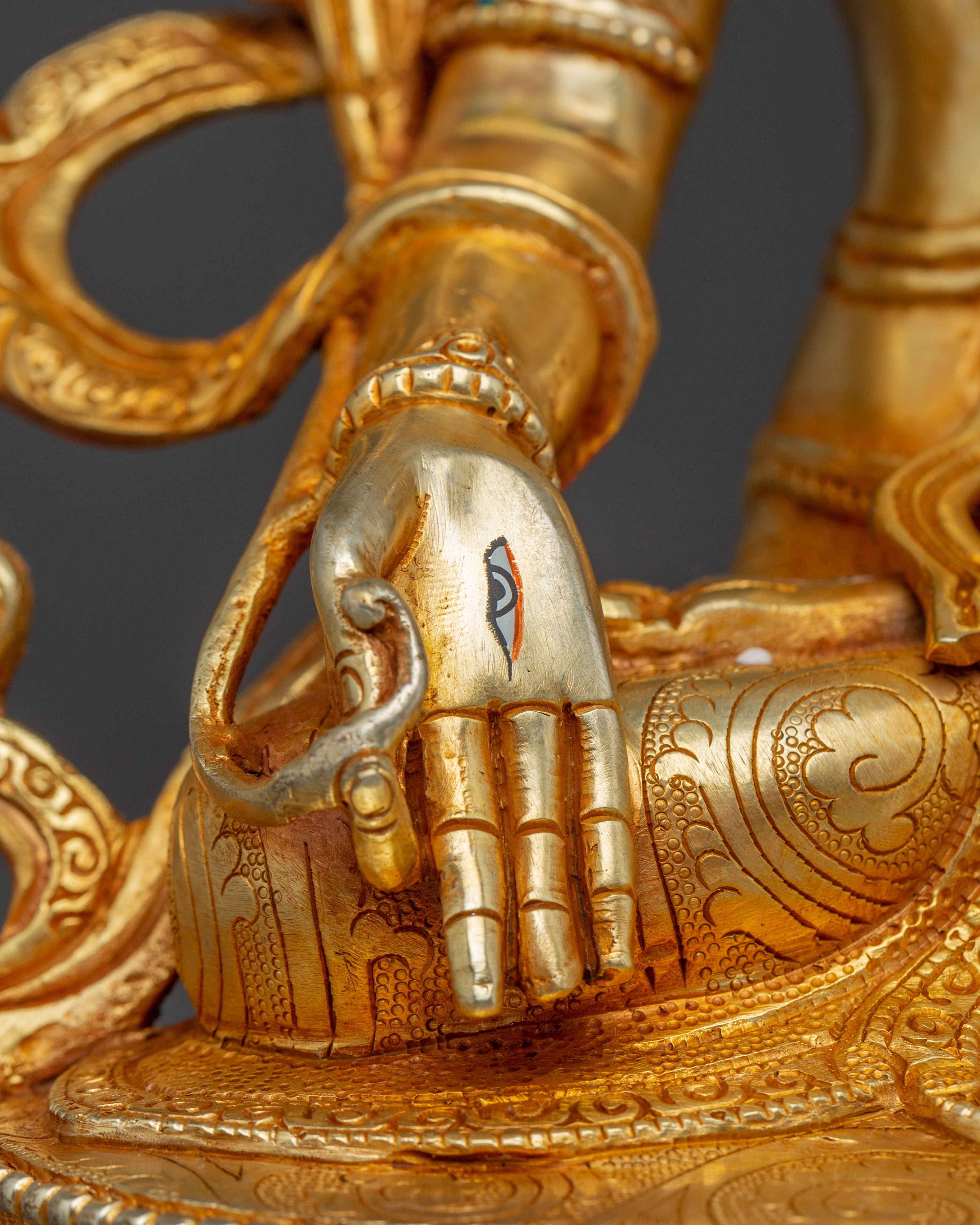 SIta Tara Tibetan Deity Statue | White Tara - Healing Deity