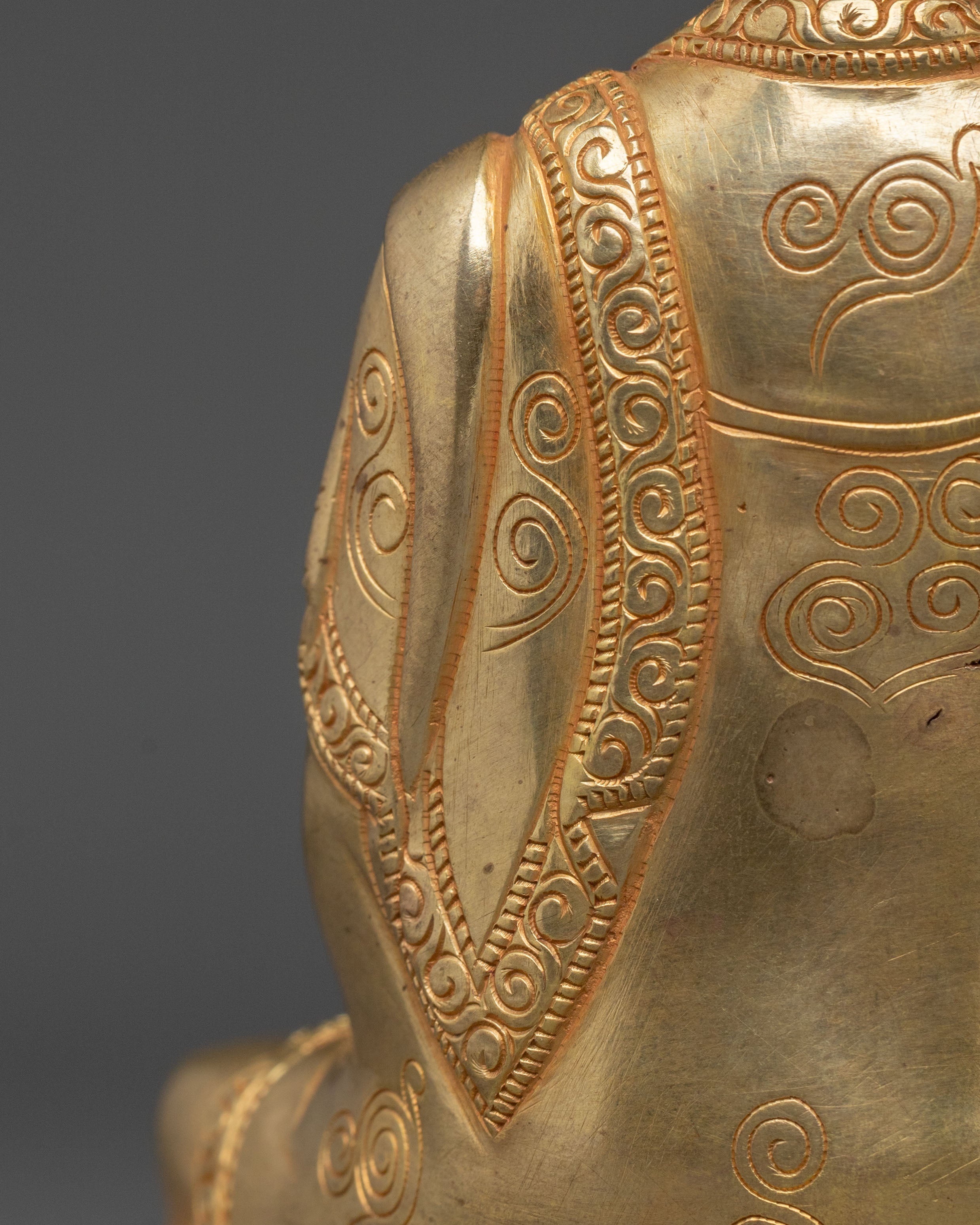 Traditional Himalayan Amitabha Buddha Sculpture | Spiritual Home Decor