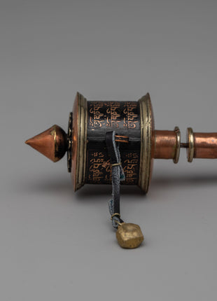Handcrafted Himalayan Buddhist Prayer Wheel | Embrace Your Spiritual Space for Peace