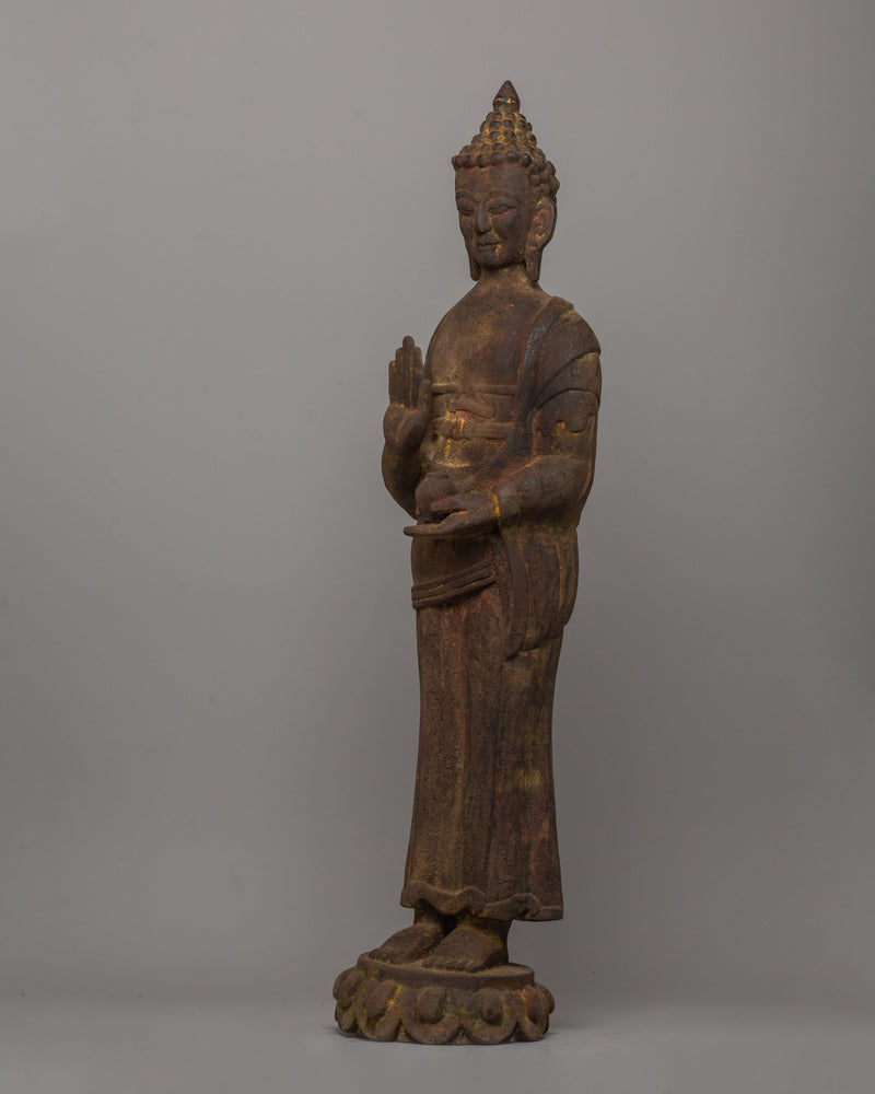 Amogasiddhi Buddha for Spiritual Decor | The Embodiment of Enlightenment