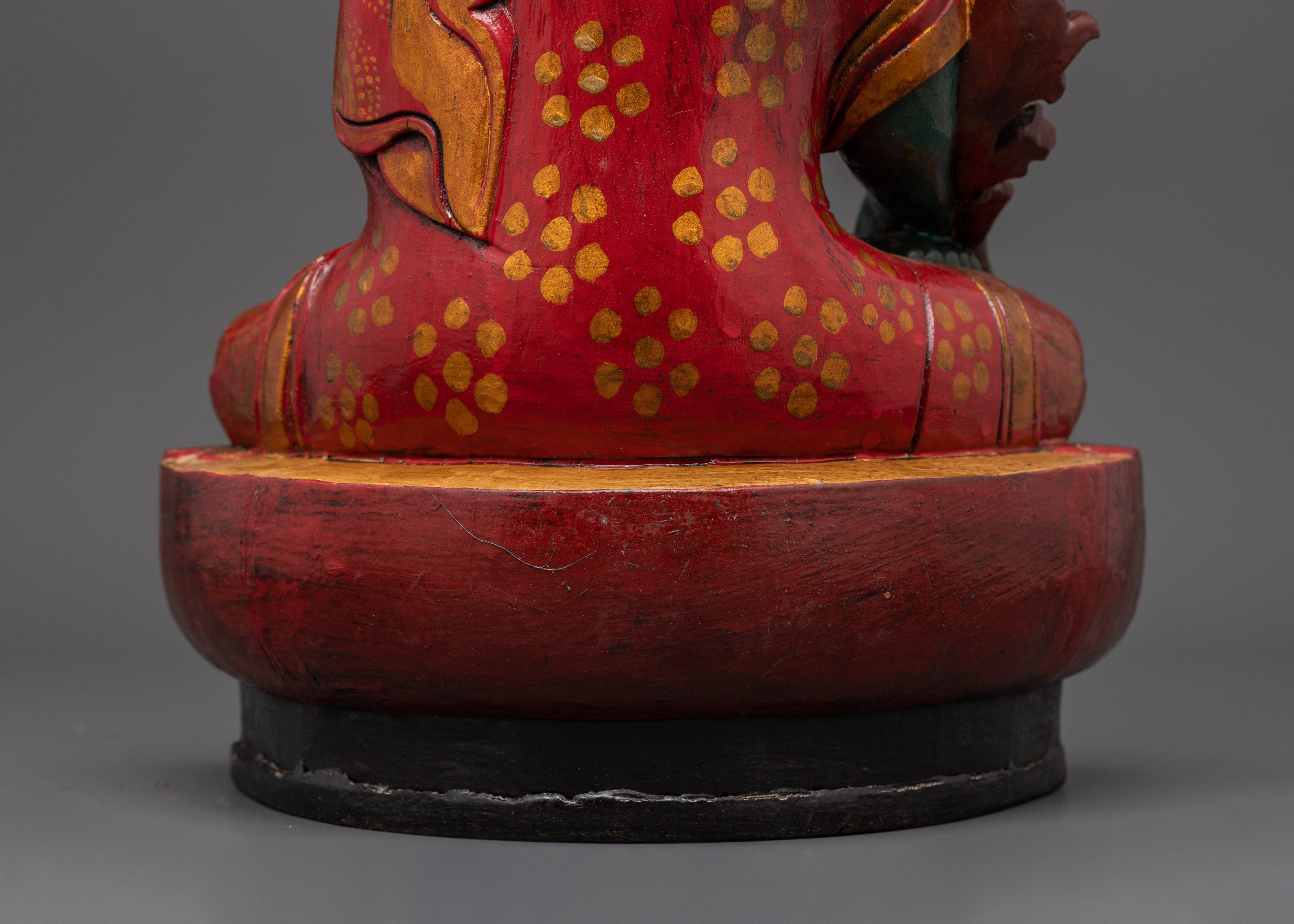 Wooden Medicine Buddha Statue | Symbol of Healing & Compassion