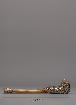 Buddhist Tantric Ritual Trumpet Kangling | Buddhist Spiritual Meditation Tool