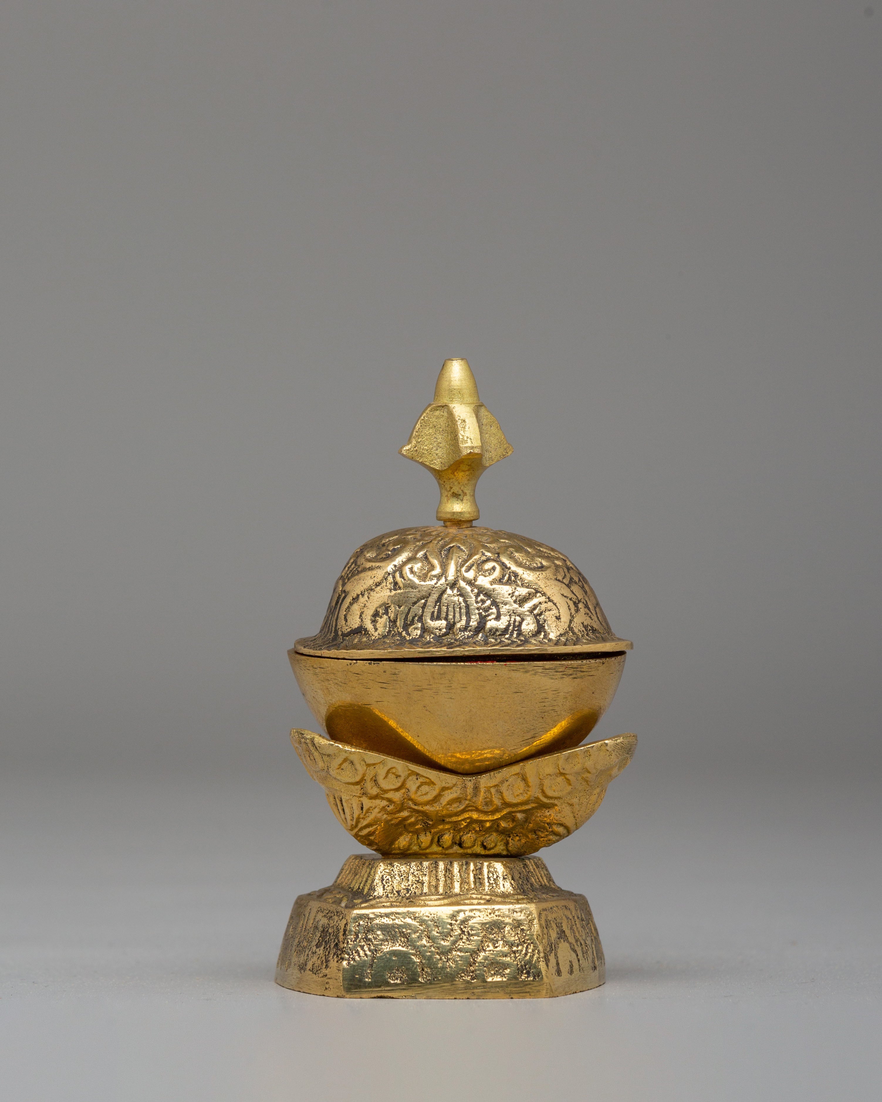 Sacred Buddhist Kapala Set for Altar | Ritual Offering Vessels