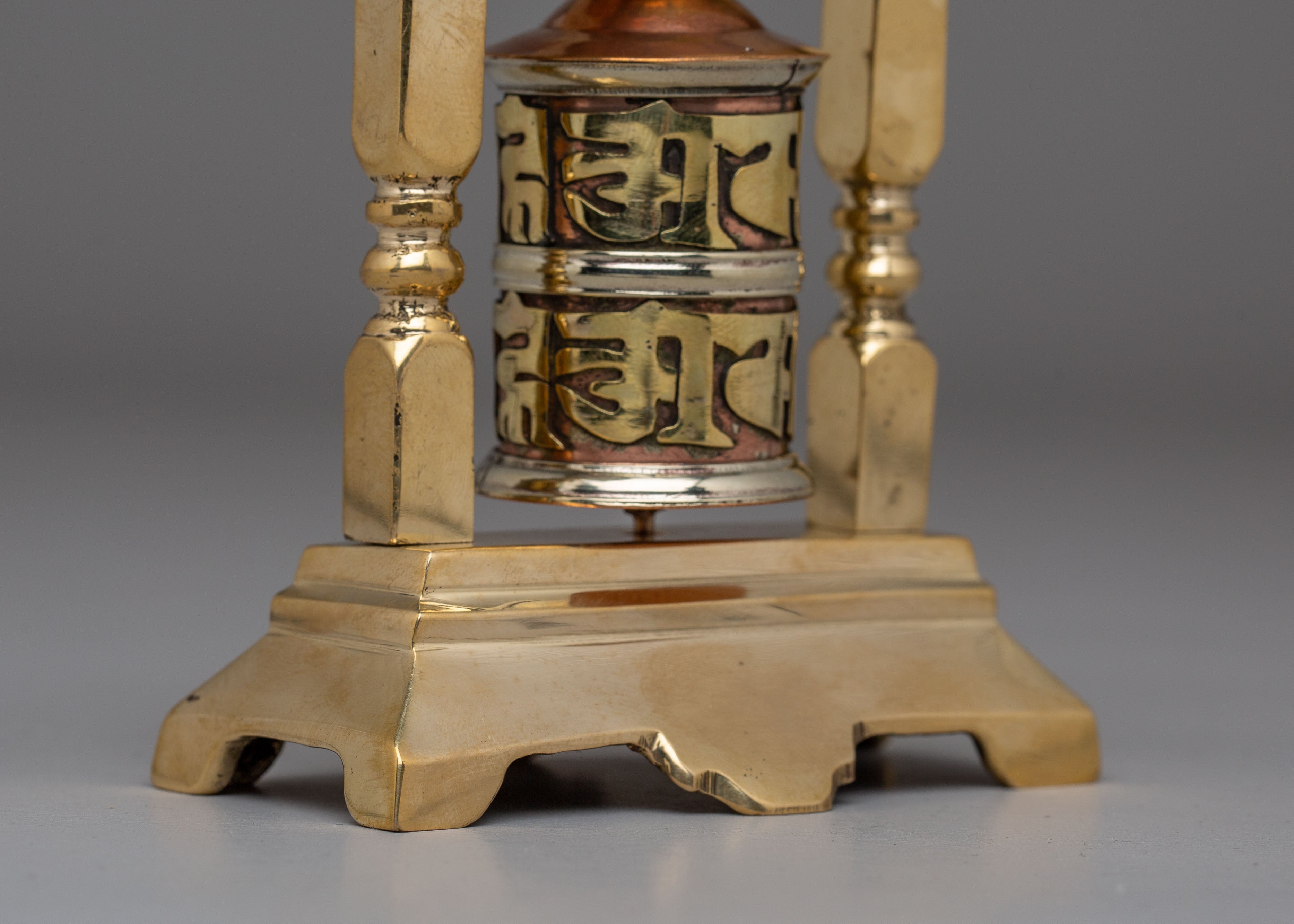 Scared Tibetan Prayer Wheel | Handcrafted Spiritual Tool for Meditation