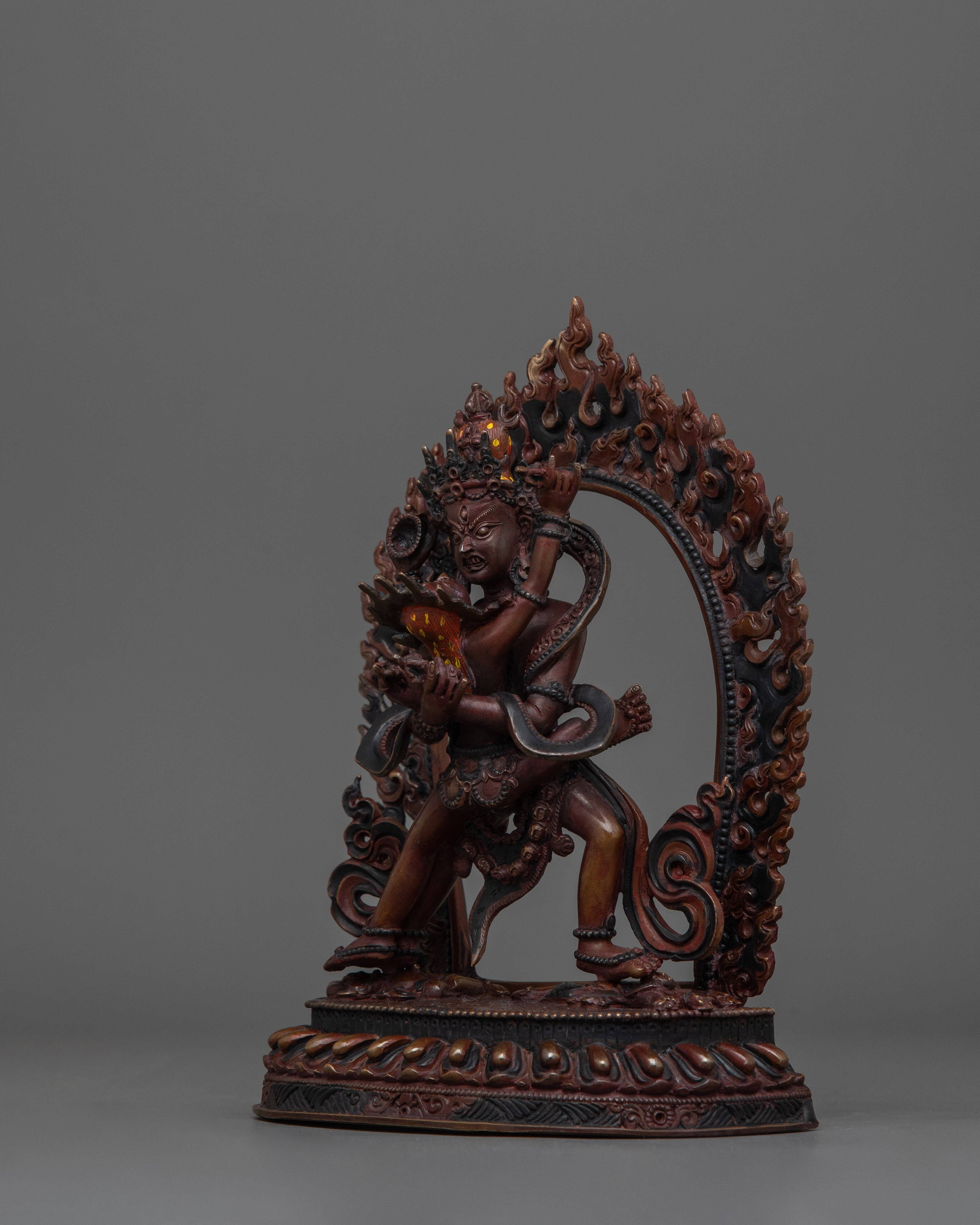 Chakrasamvara With Consort Statue | The Union of Wisdom and Compassion