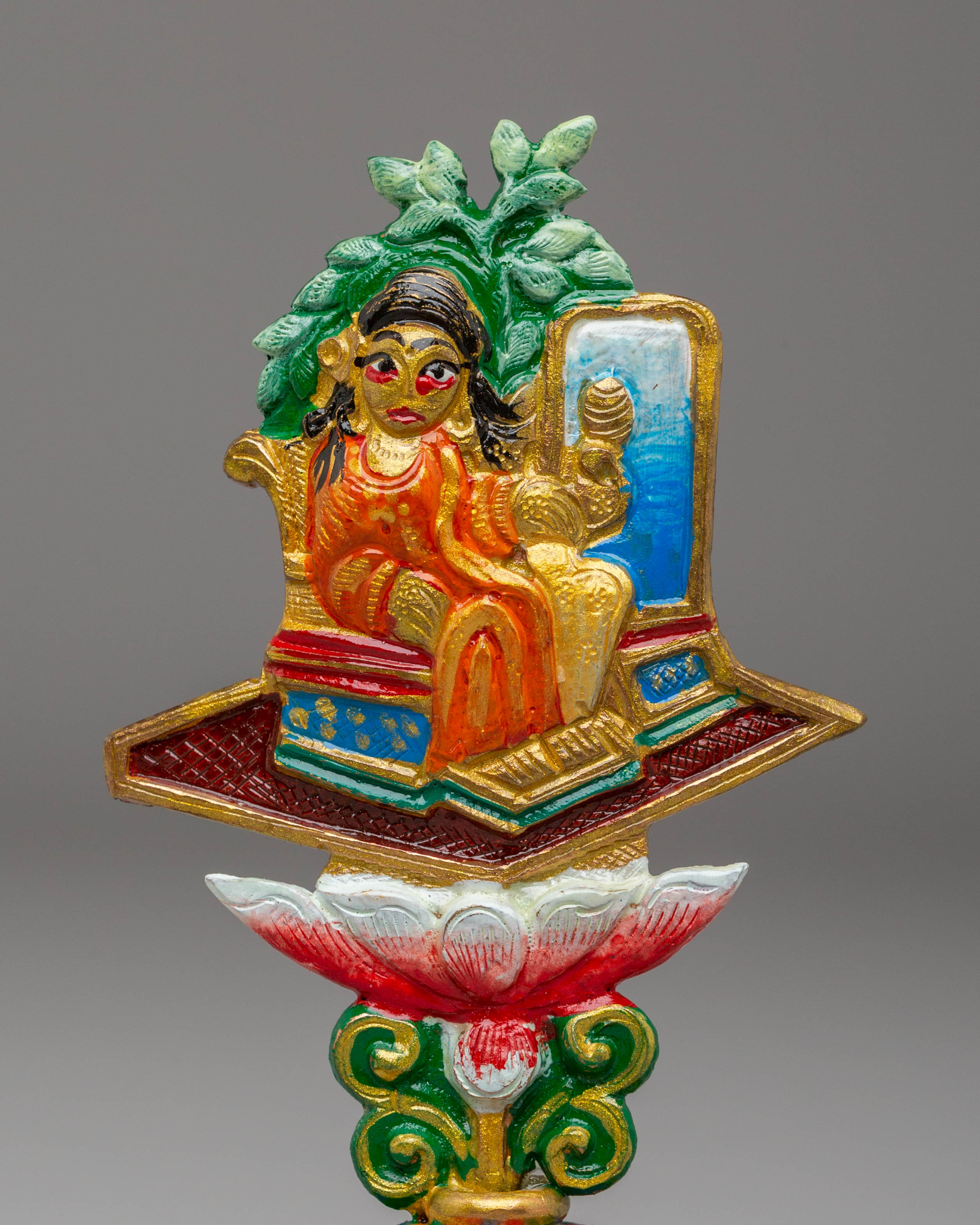 Raja & Rani Decorative Set | Handcrafted Copper Statue for Home Temple