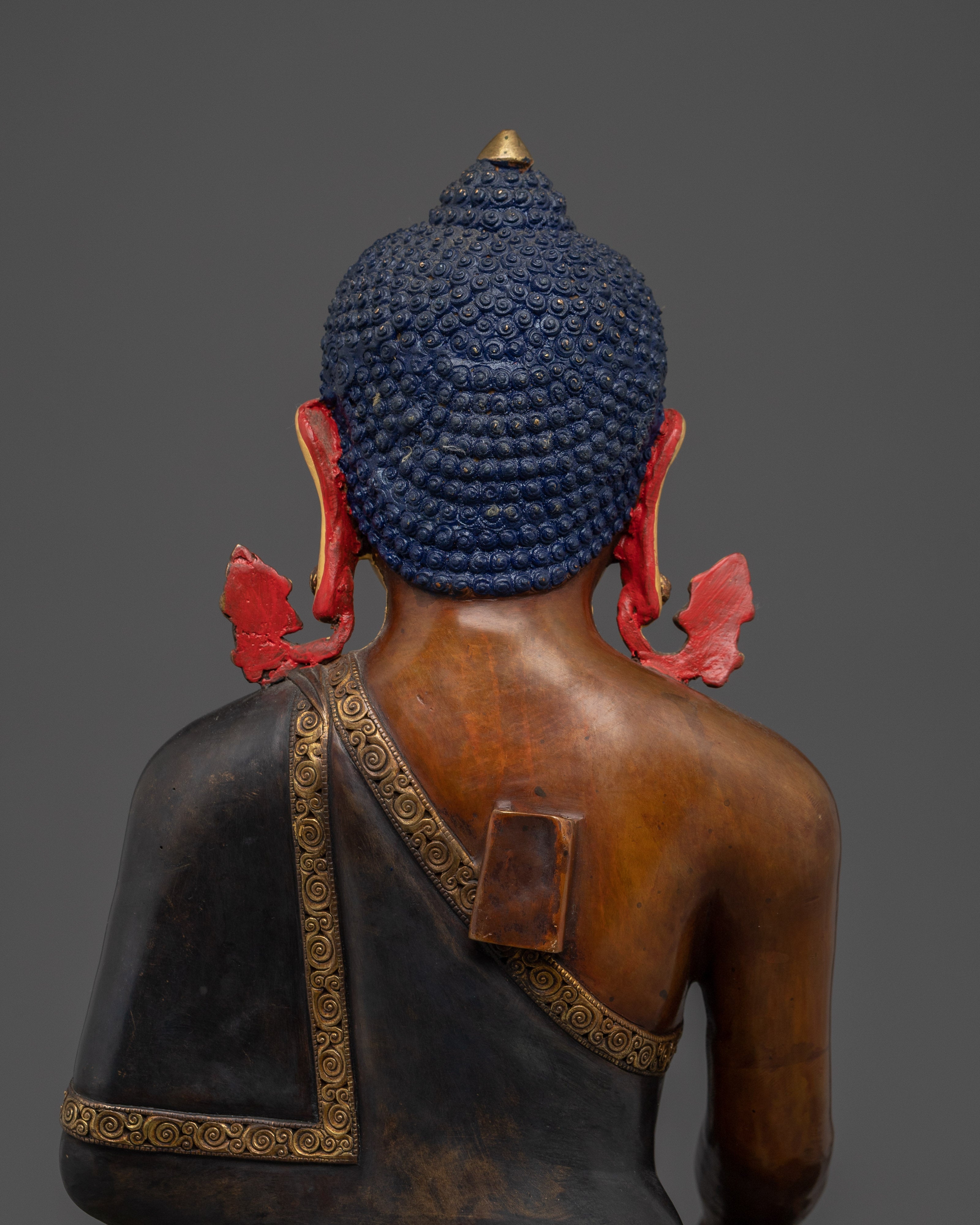 Copper Sculpture Shakyamuni Buddha Statue | Enlightenment Home Art