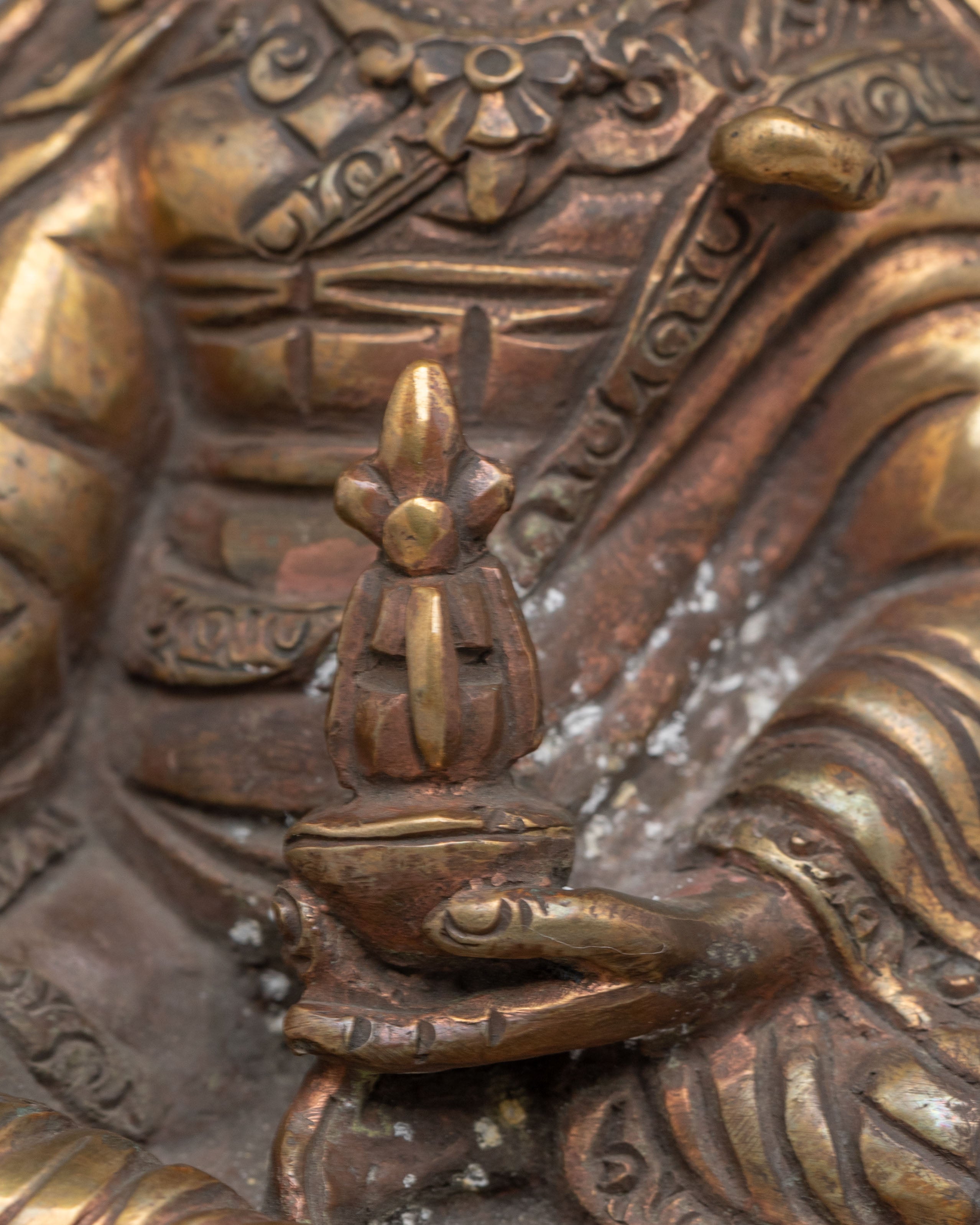 Padmasambhava Altar Statue | Handcrafted Tibetan Buddhist Artwork