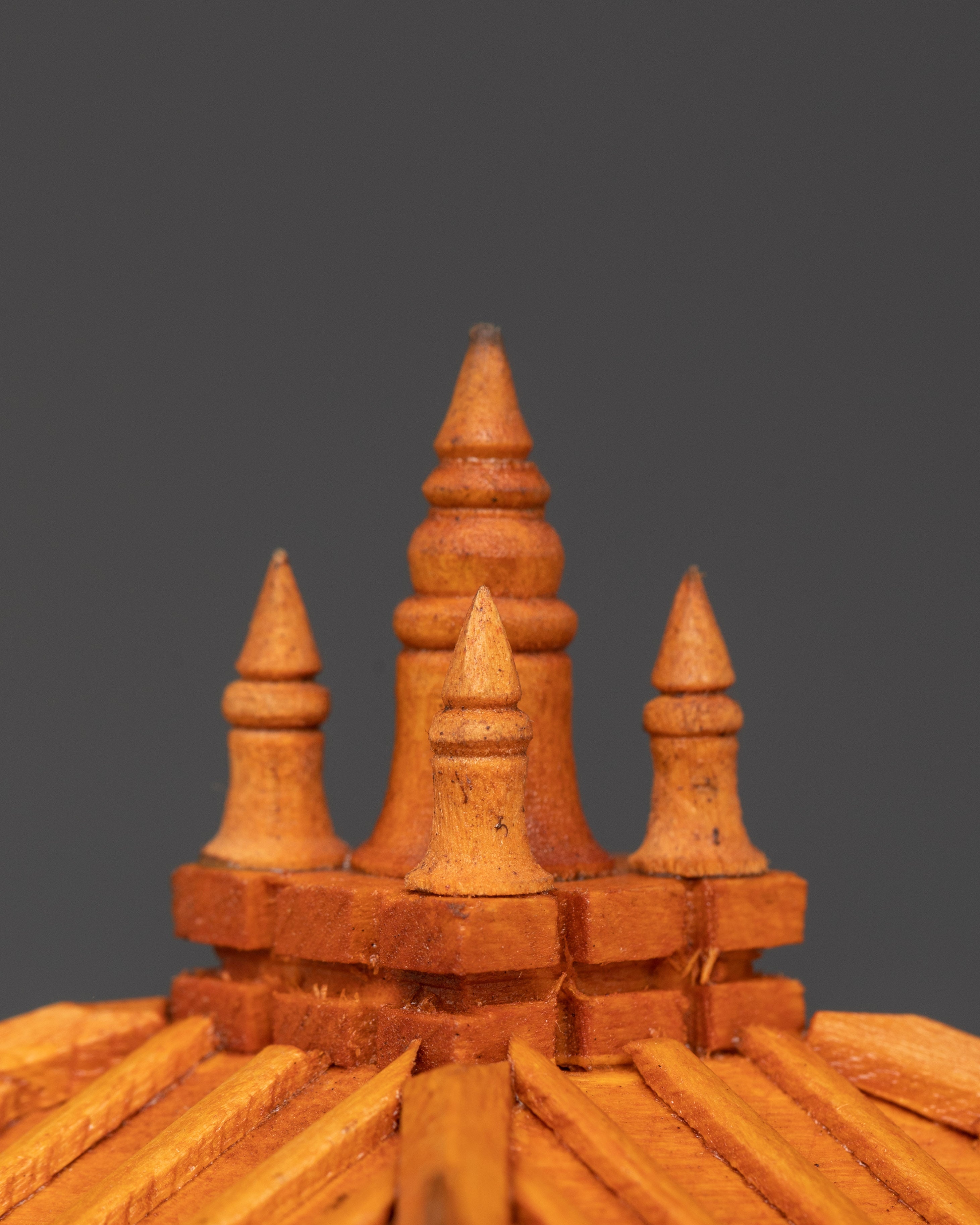 Wooden Buddhist Religious Stupa | For Ritual Use