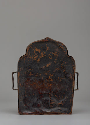 Traditional Tibetan Copper Ghau | Sacred Prayer Box for Protection & Spiritual Growth