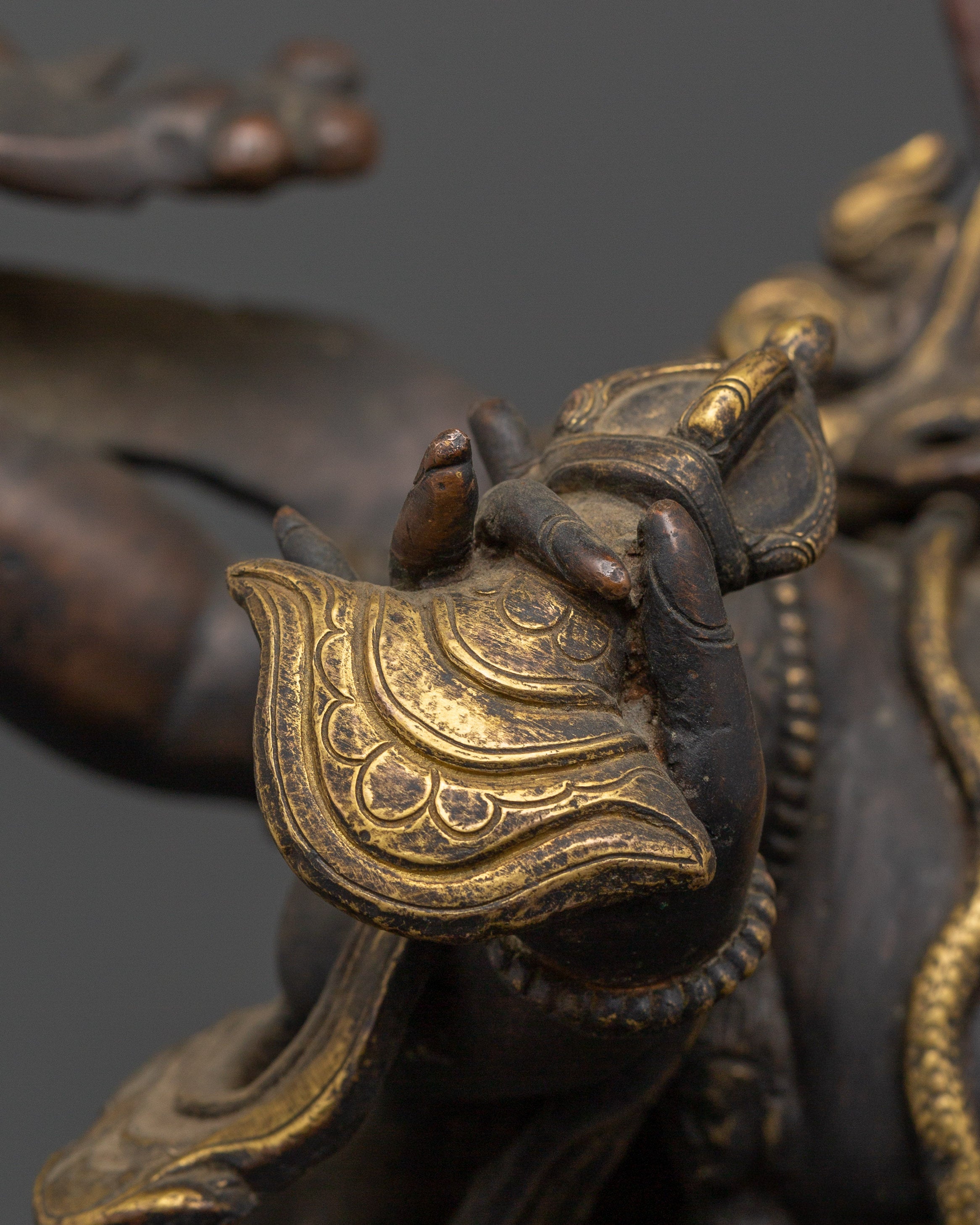 Copper Mahakala Statue | Buddhist Protector Deity