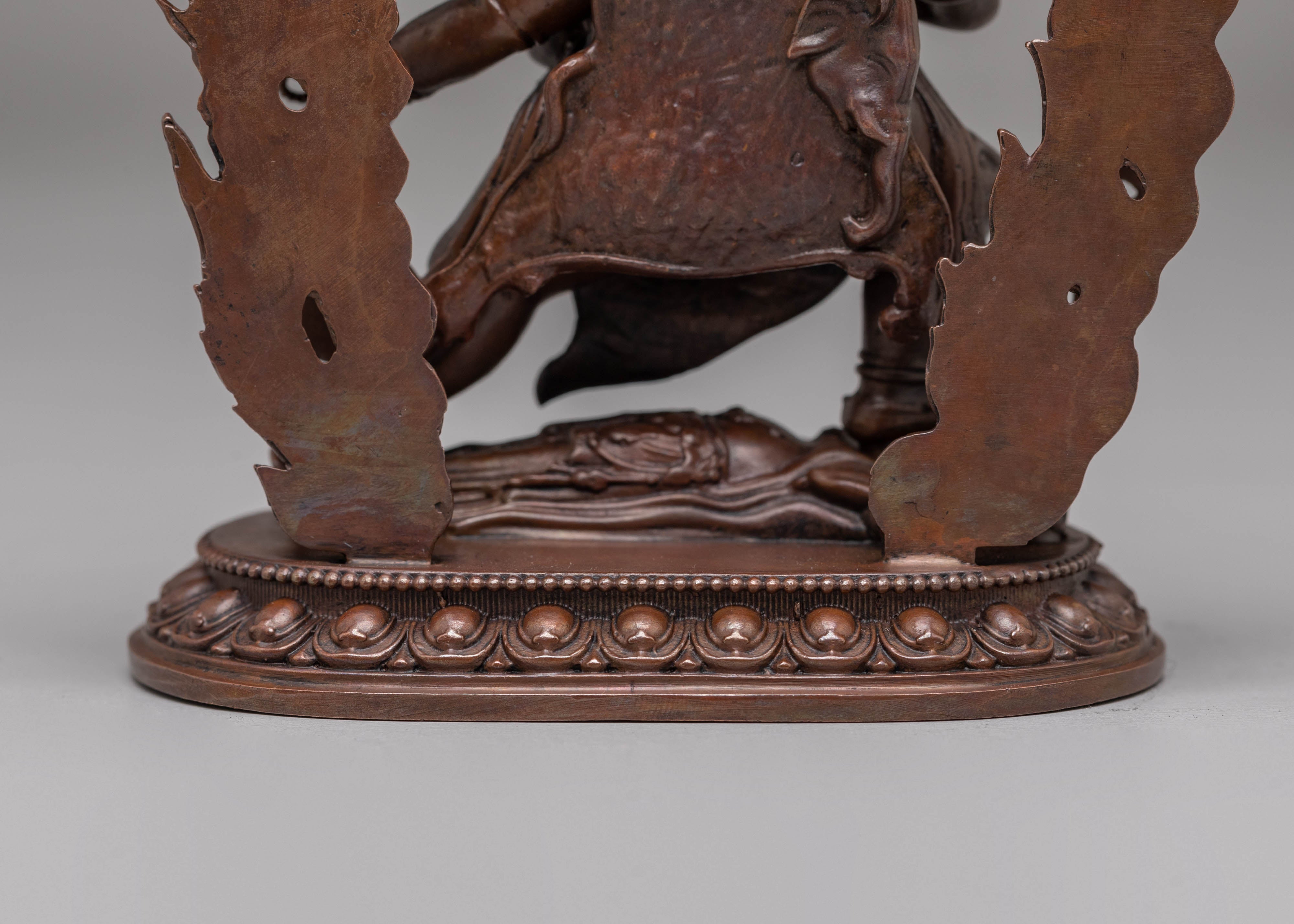 Six-Armed Mahakala Statue | Powerful Dharma Protector in Tibetan Buddhism