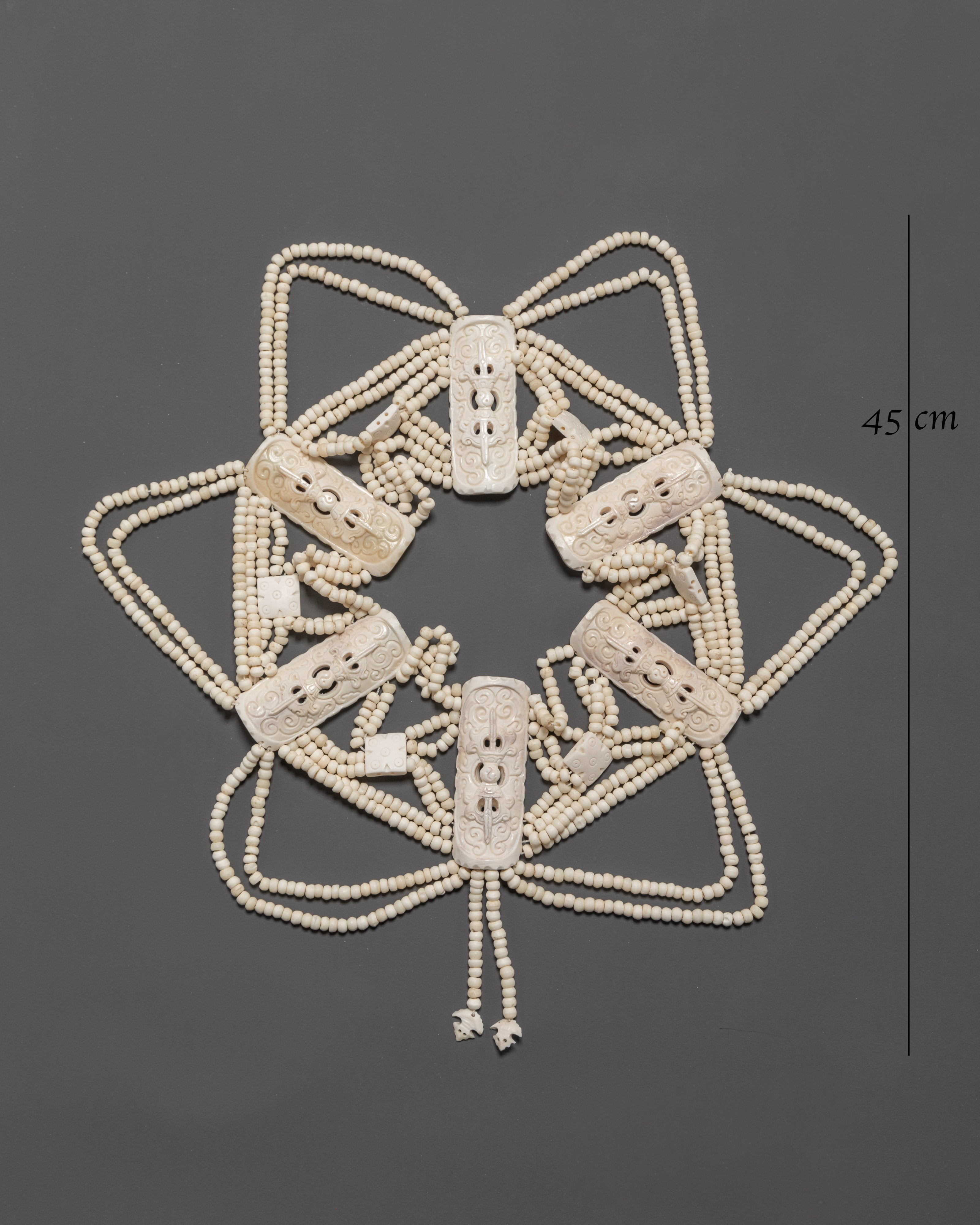 Handmade Tantric Ritual Bone Set | Tibetan Buddhist Ritual Art