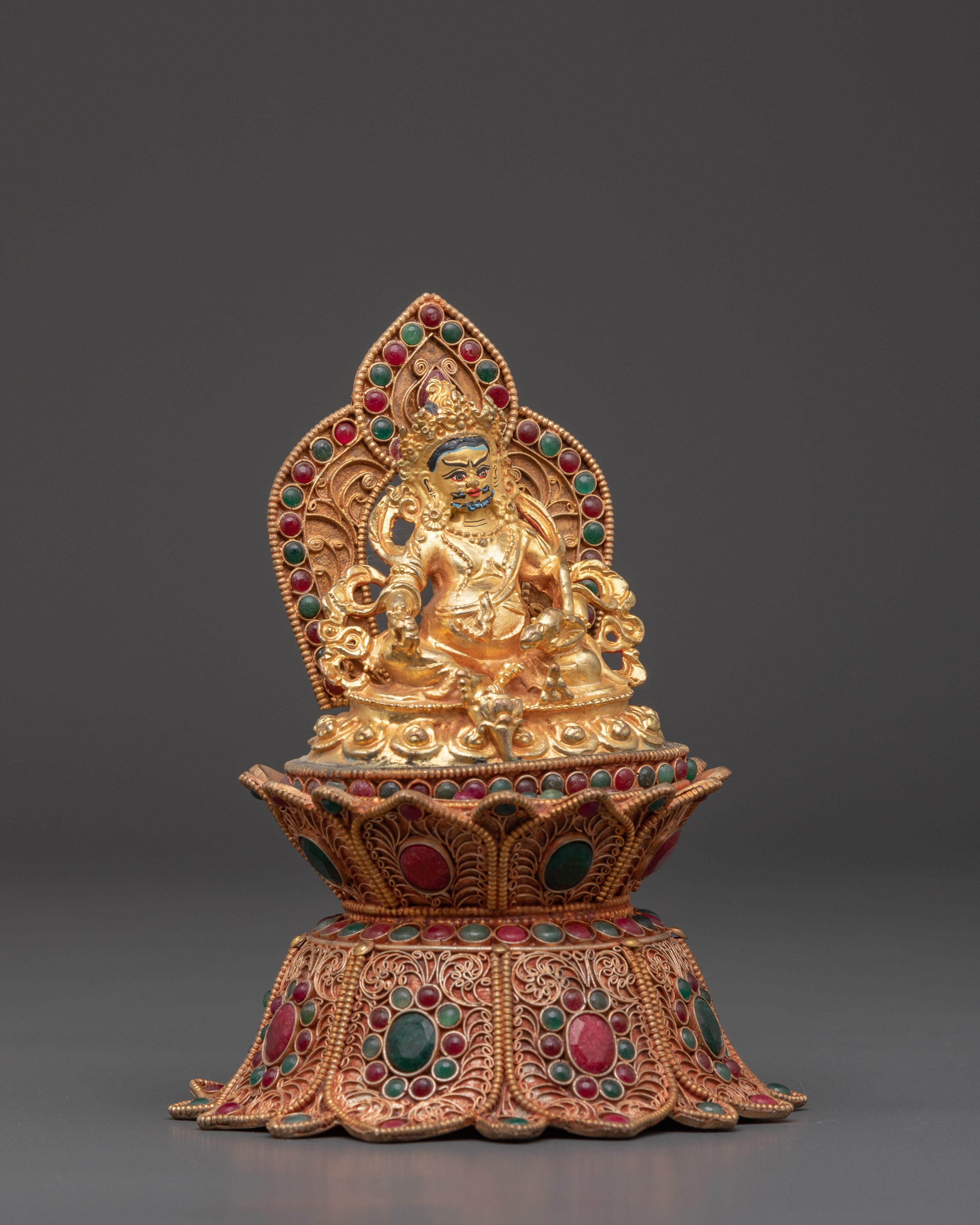 Buddhist Prosperity, Dzambhala | Tibetan Wealth Deity Statue