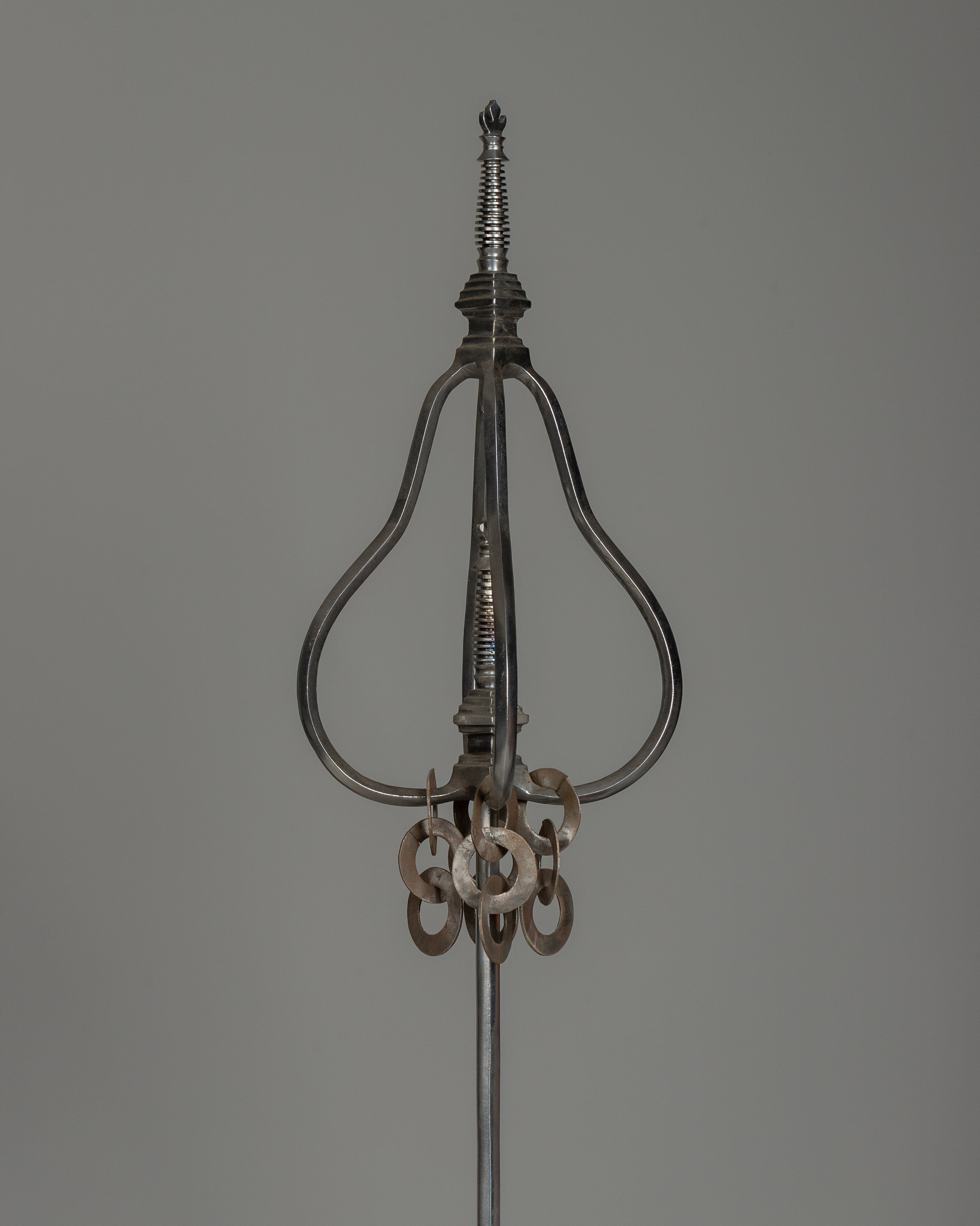Tibetan Ritual Staff (Monk's Staff) | Sacred Spiritual Artifact