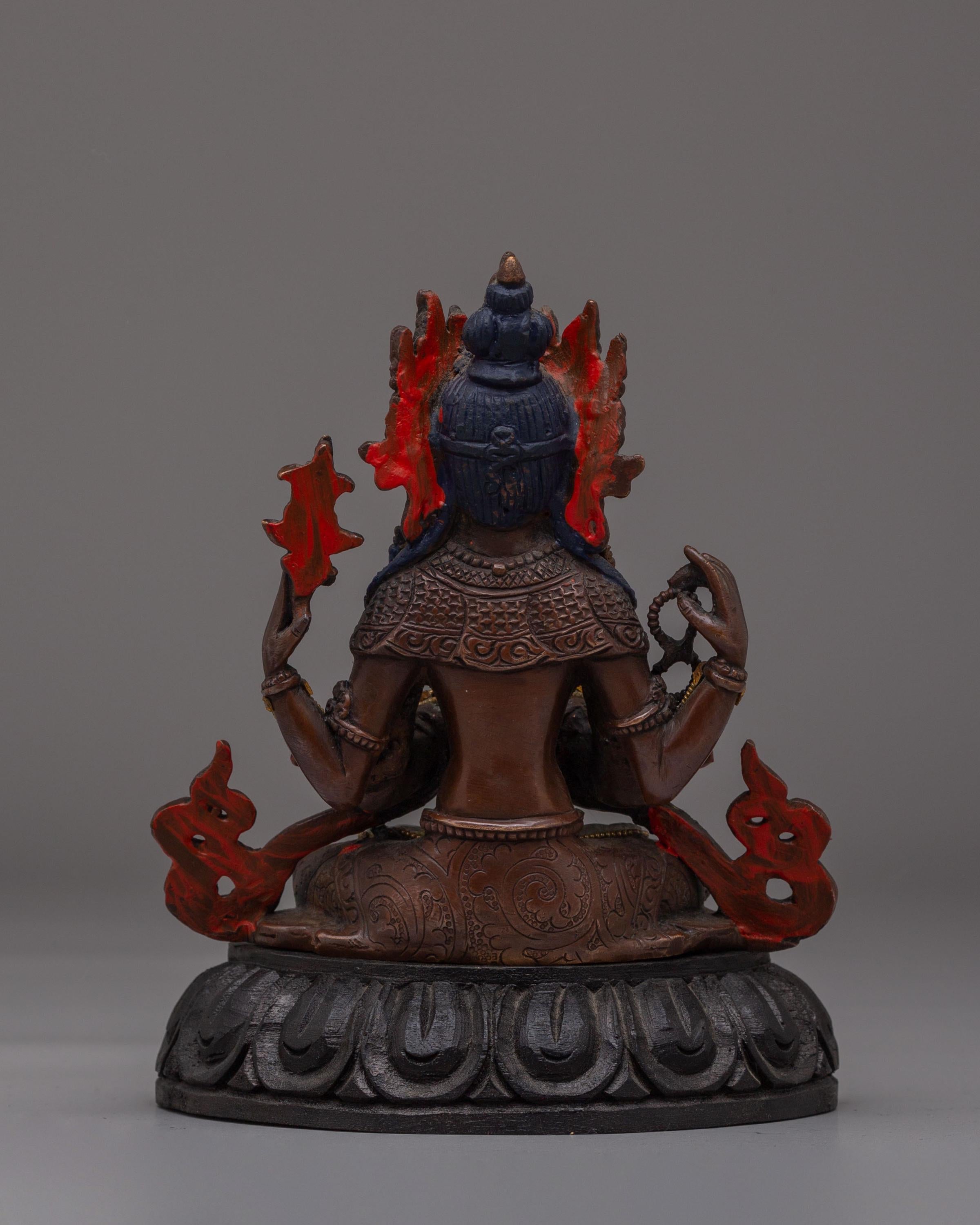 Bodhisattva Chenrezig Nepal Statue | Divine Representation of Compassion and Peace