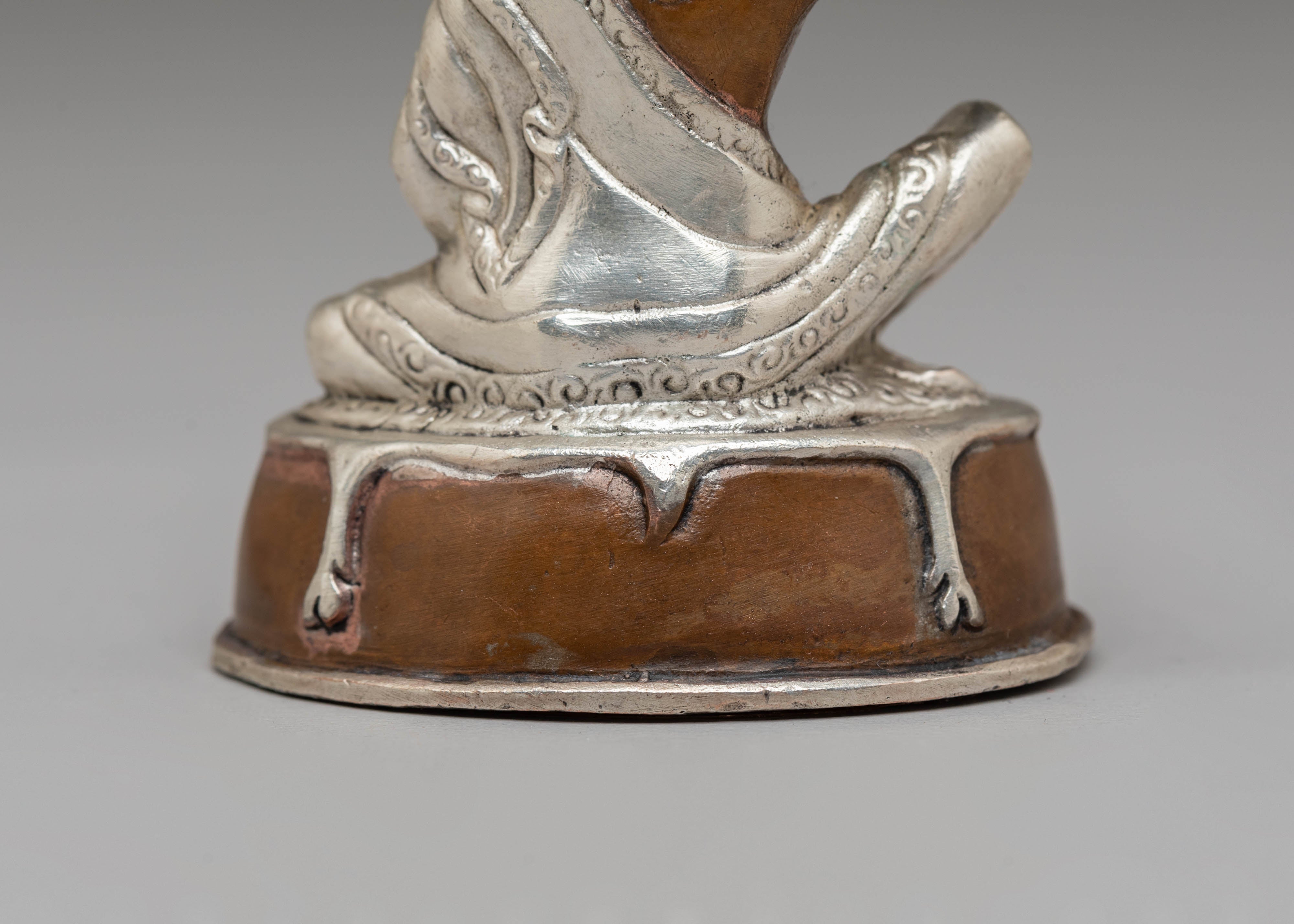 Buddhist Milarepa Handmade Statue | Tibetan Yogi Statue for Altar