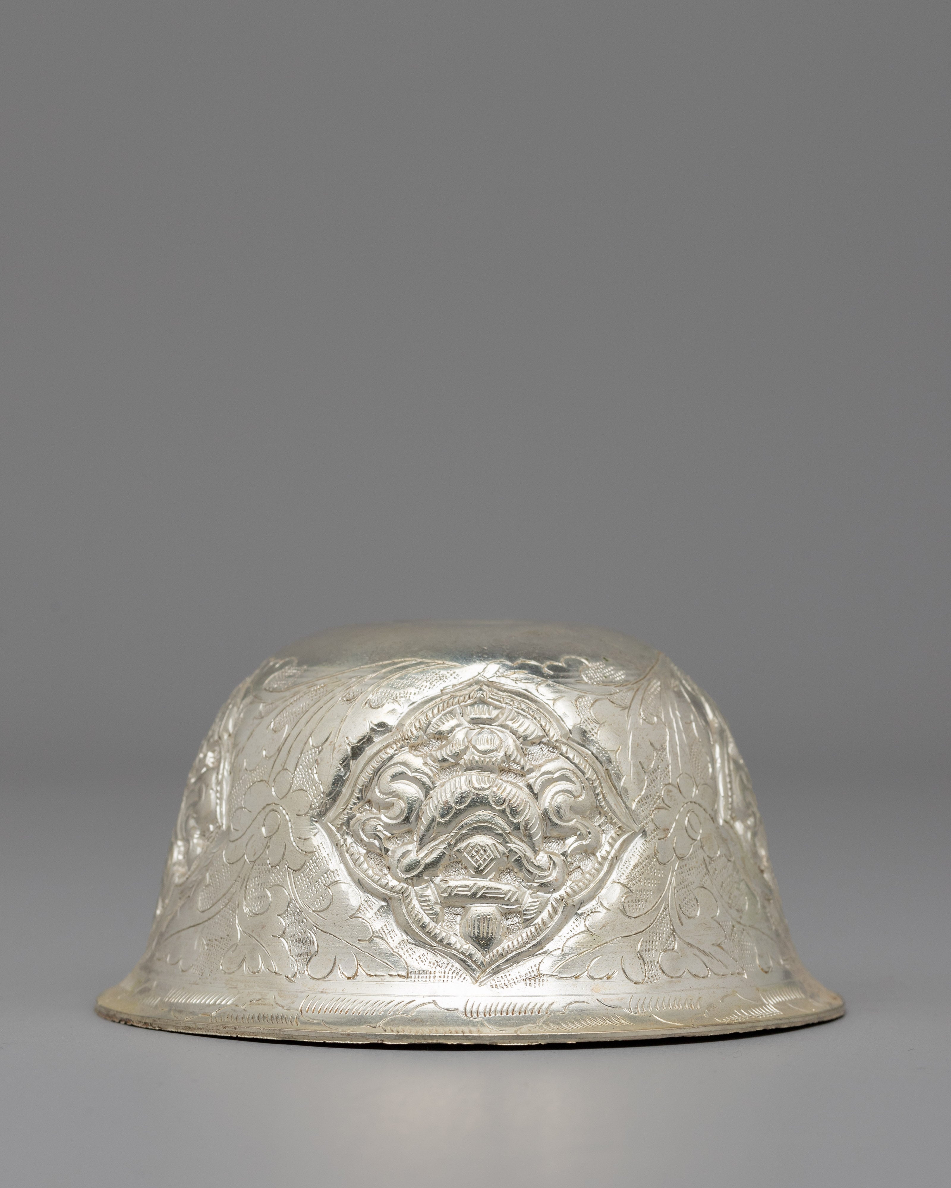 Silver-Plated Water Offering Bowls | Buddhist Altar Set for Spiritual Practices