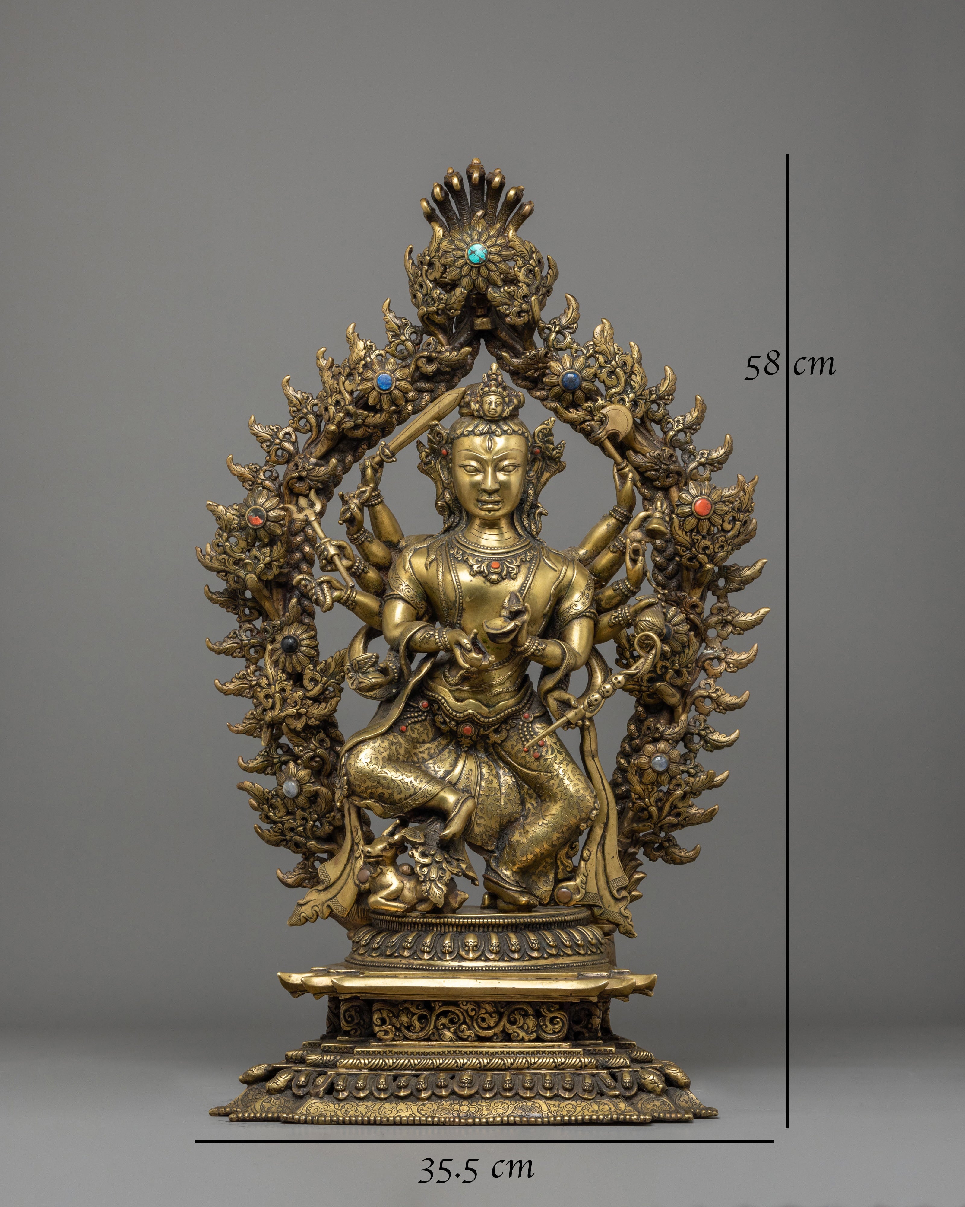 Handmade Nityanath Shiva Statue with Nandi | Bronze Mahadev Sculpture