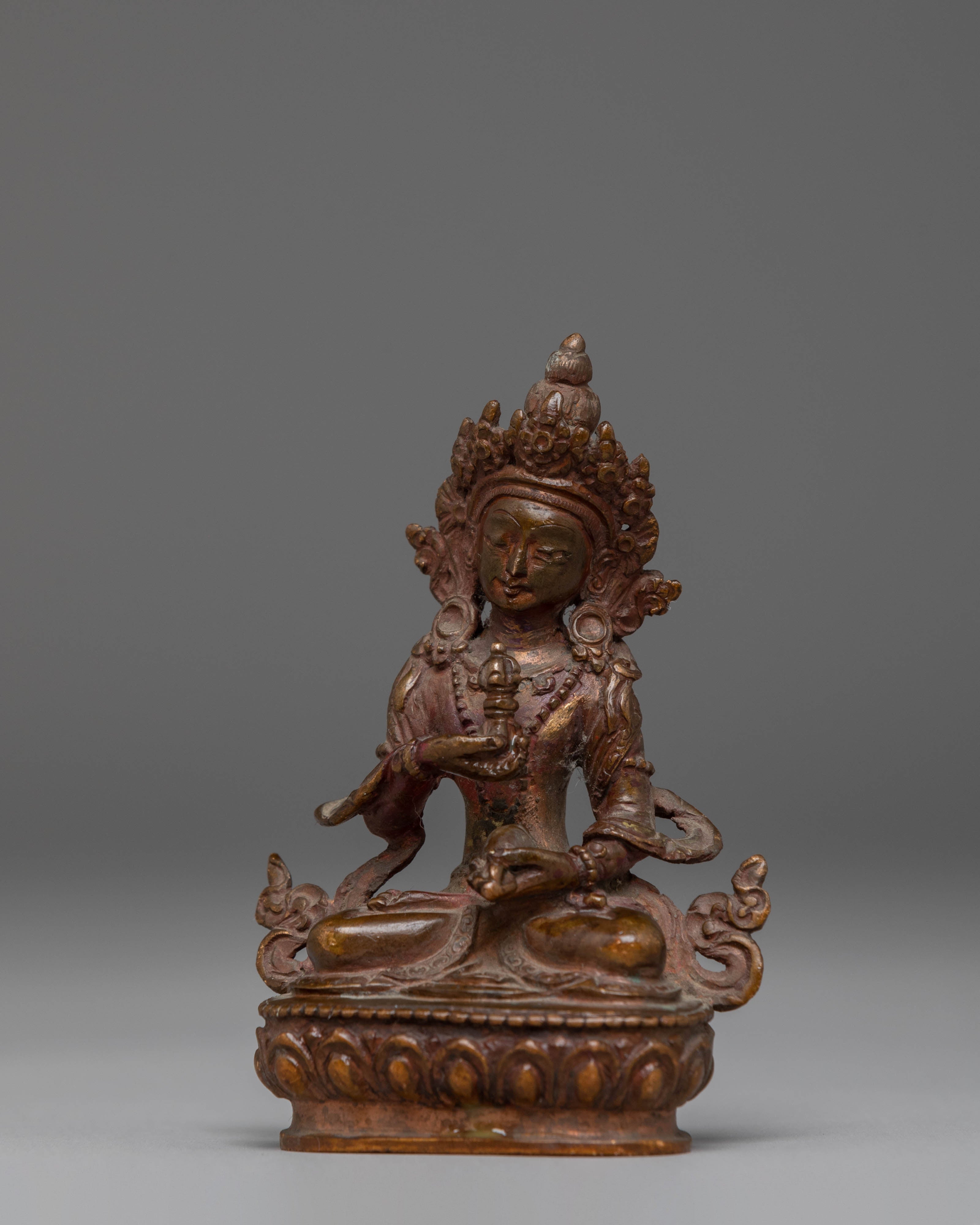 Oxidized Guru Vajrasattva Sacred Statue | Guardian of Enlightenment