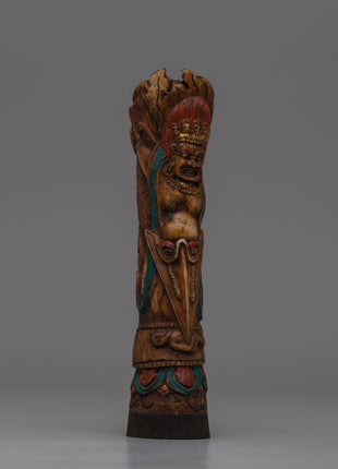 Handcrafted Mahakala Statue | Guardian of Tibetan Buddhism