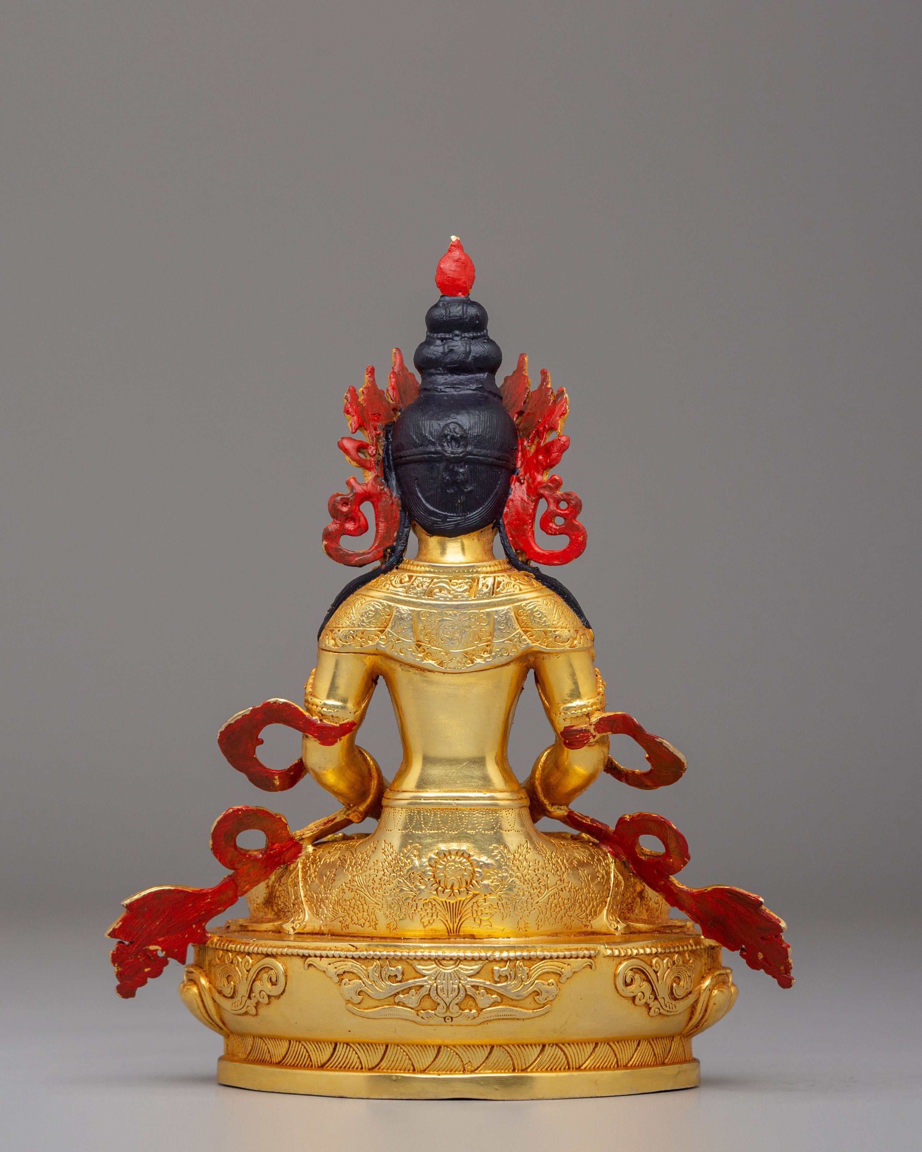 Handcrafted Amitayus Buddhist Statue | Symbol of Infinite Life
