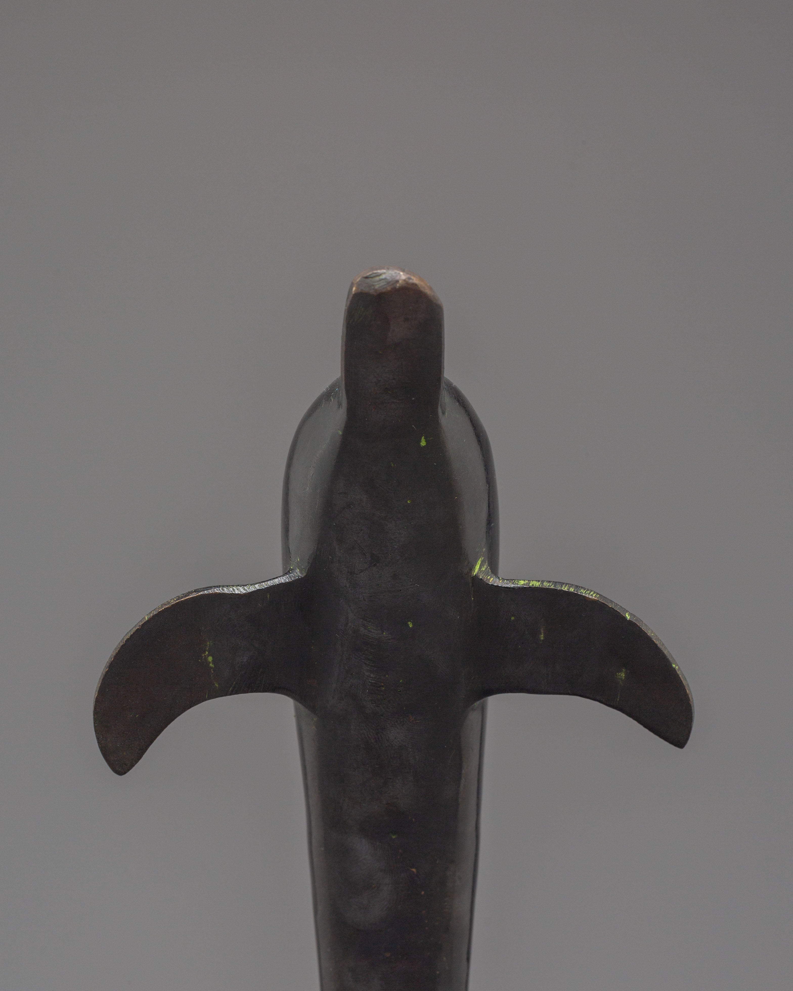 Handcrafted Dolphin Set | Spiritual Gold-Plated Copper Ocean Art