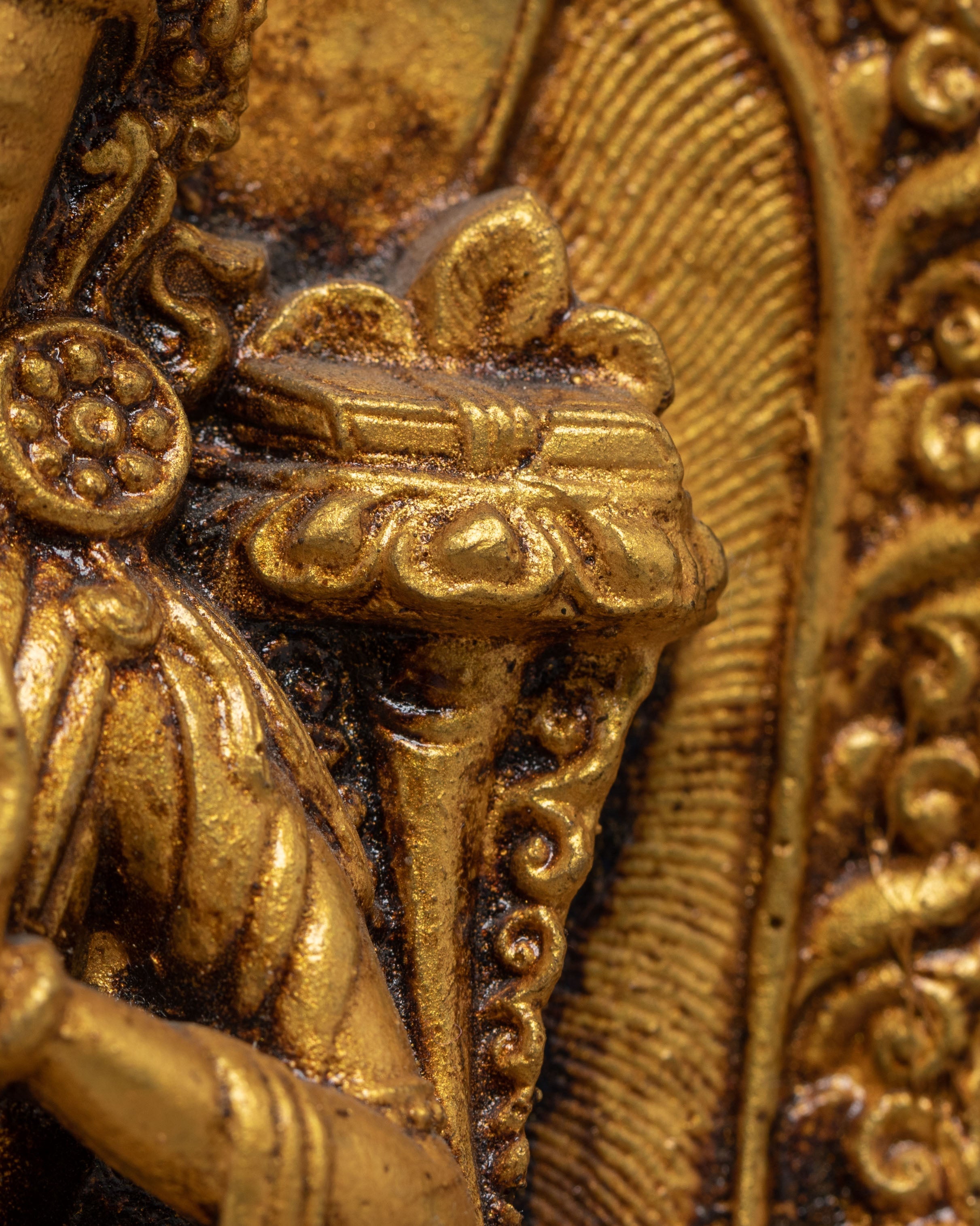 Handmade Tibetan Manjushri Wall Hanging | Spiritual Decor for Home