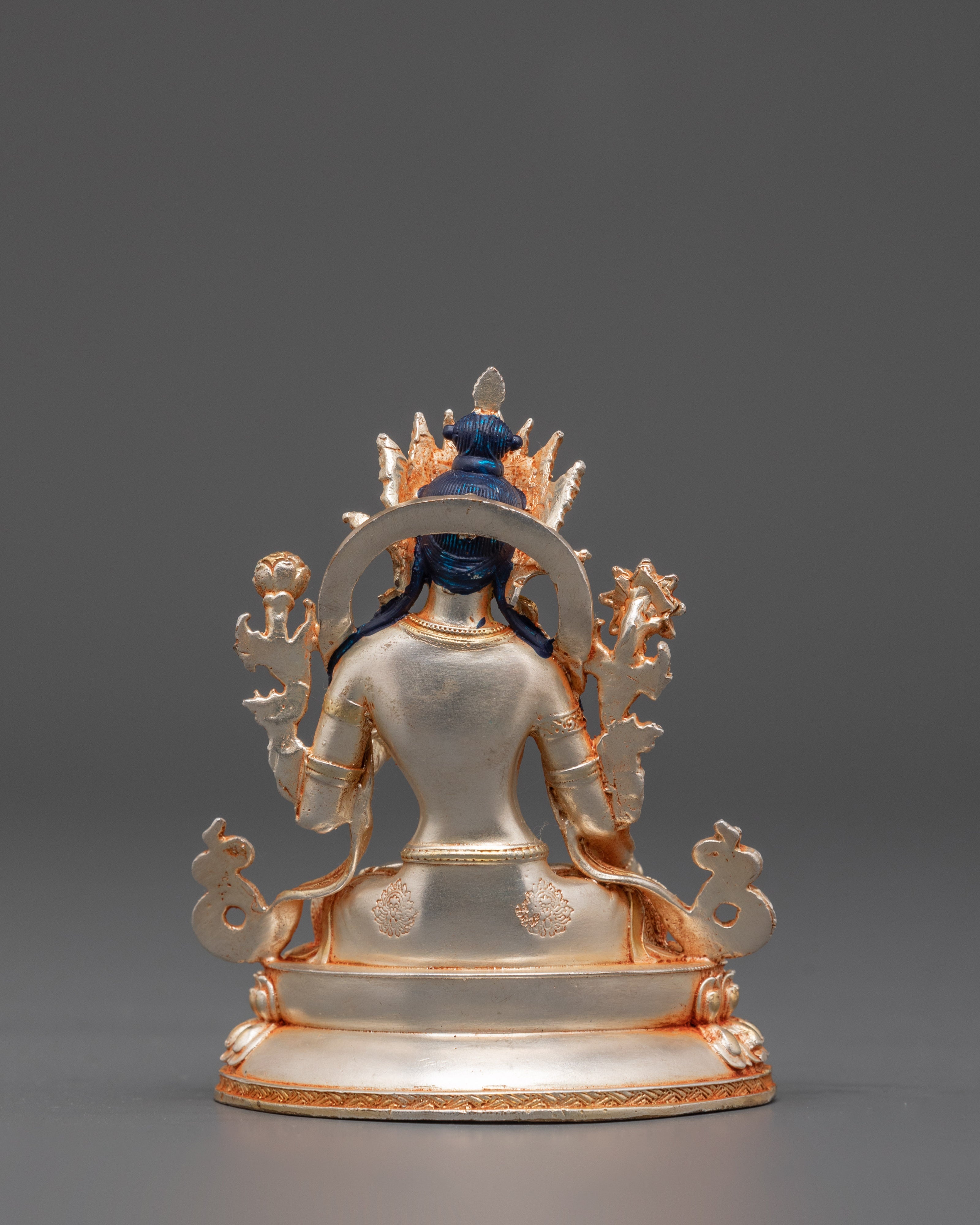 Sacred Longevity Icon White Tara Statue | Buddhist Goddess of Healing