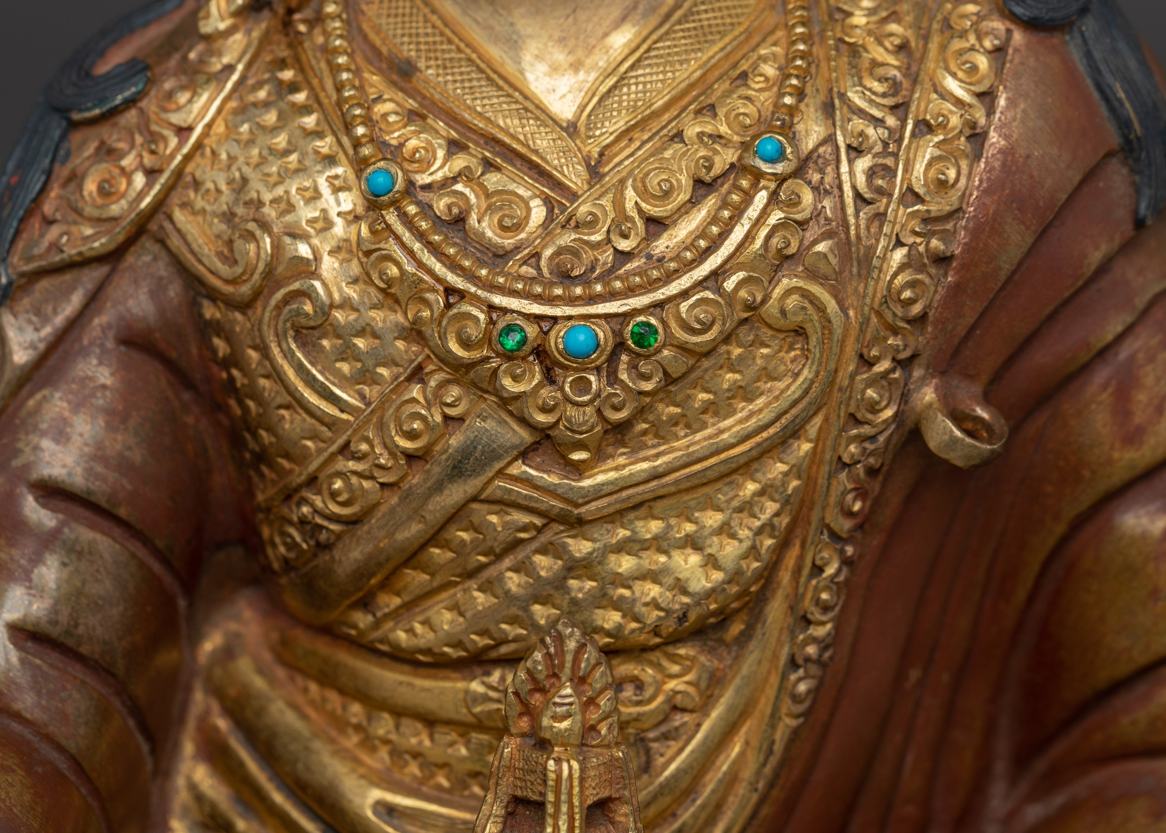 Handmade Statue of Guru Rinpoche | Buddhist Precious Guru