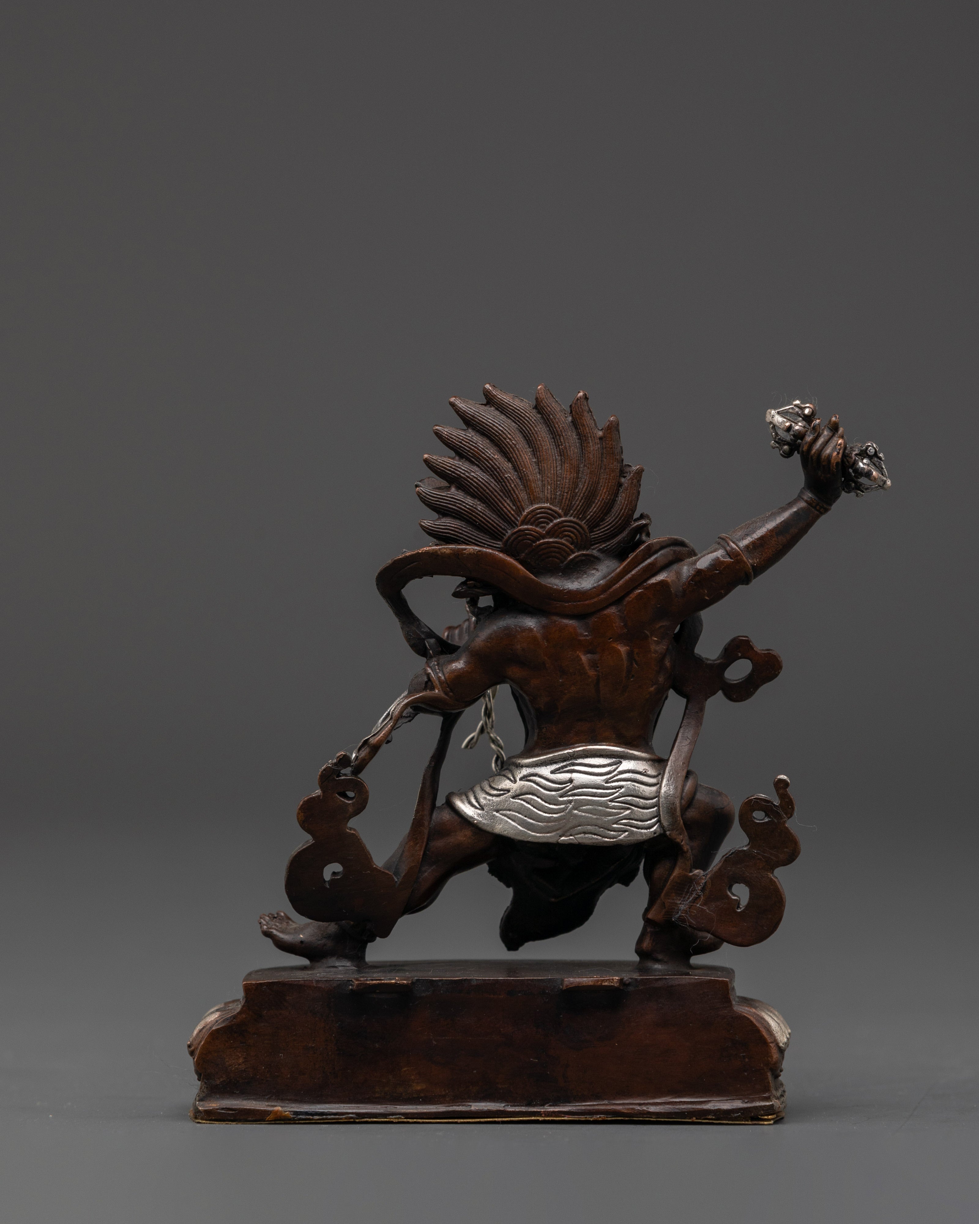 Fierce Vajrapani Bodhisattva Statue | Tantric Protector Deity