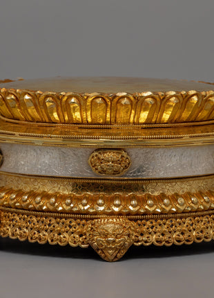 Traditional Buddhist Mandala Set | Artisan-Crafted Offering Bowls for Energy Work