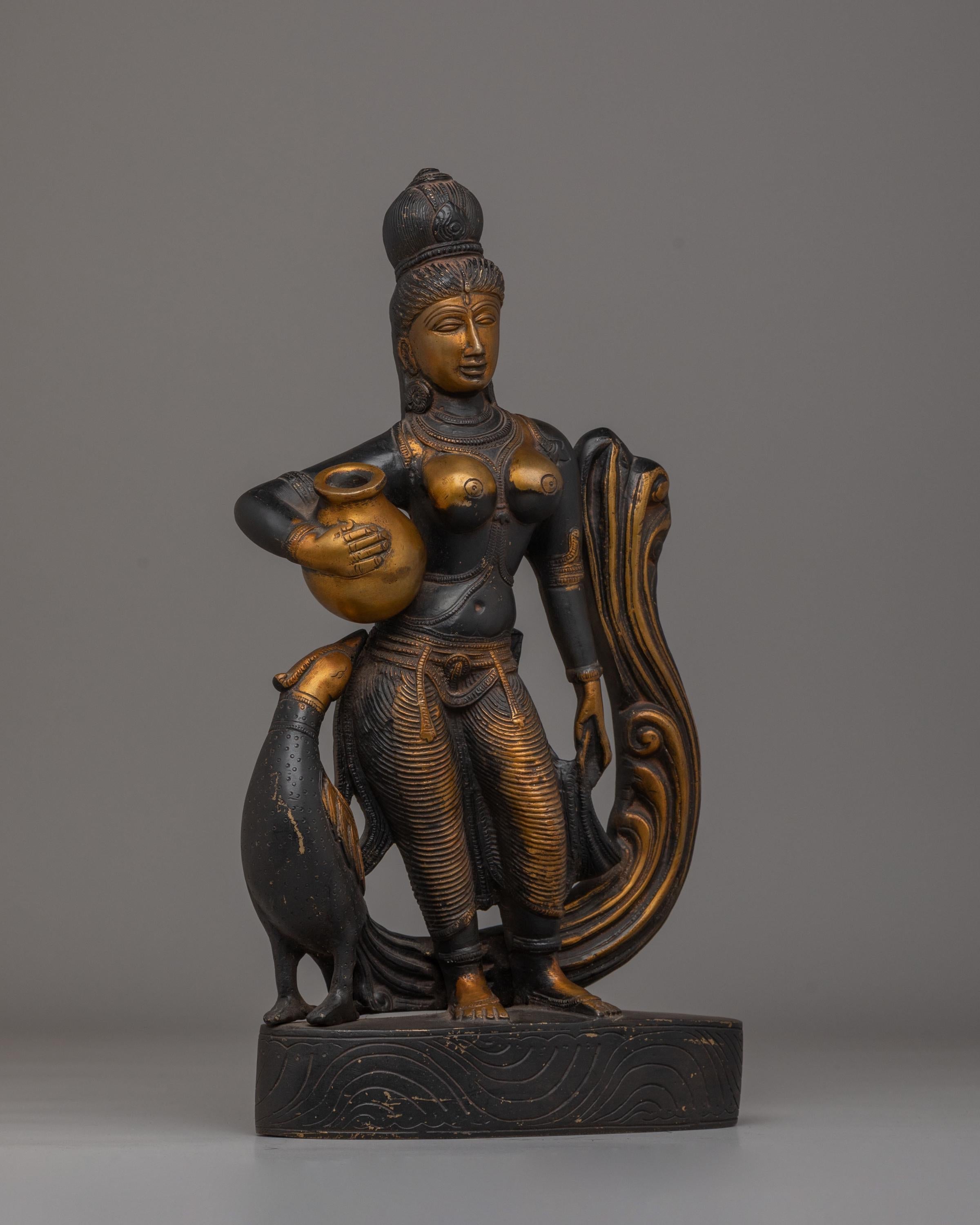 Handcrafted Urvashi Devangana | Hindu Deity Sculpture