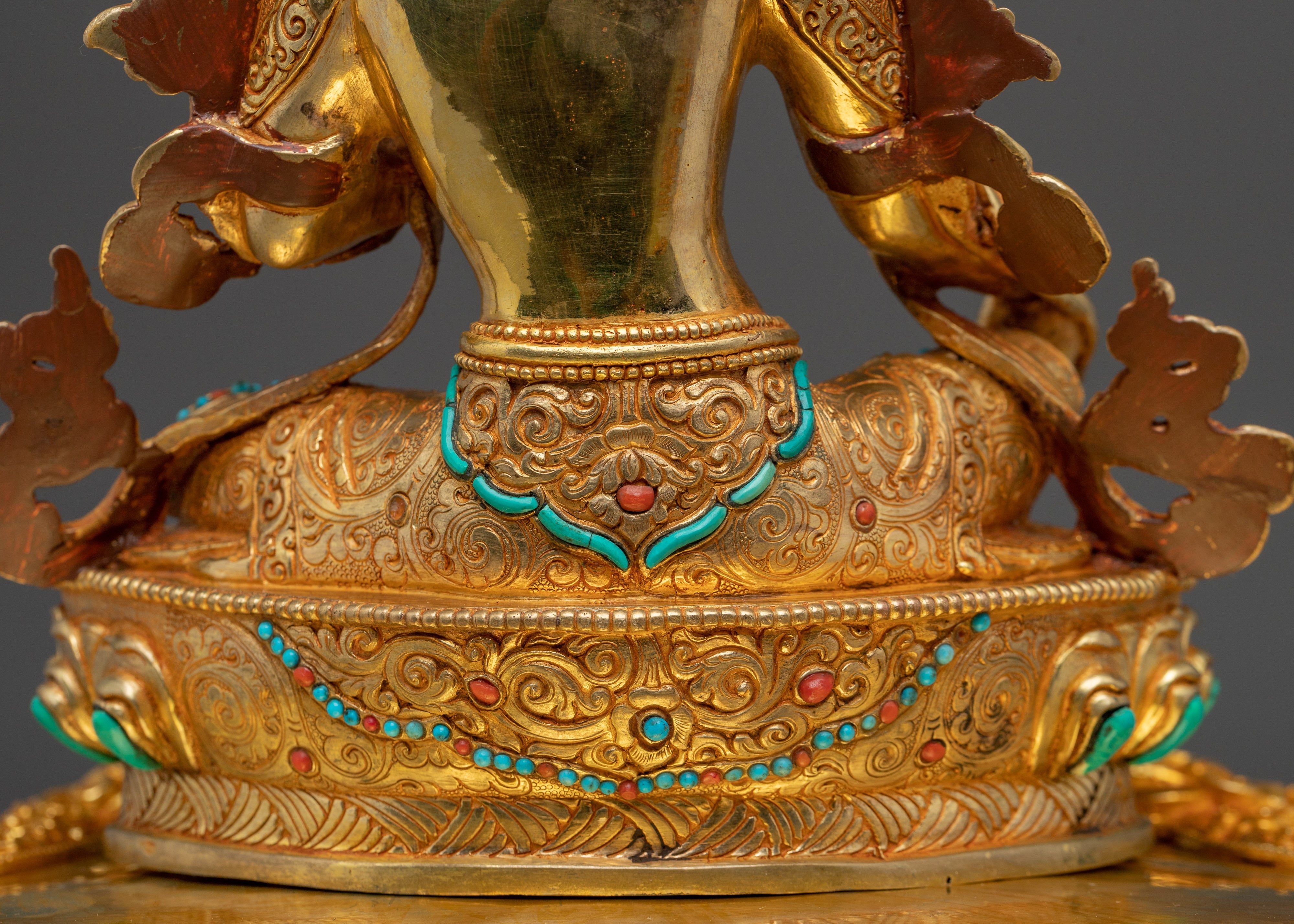 Sacred Feminine Artwork of Green Tara | Bodhisattva of Compassion