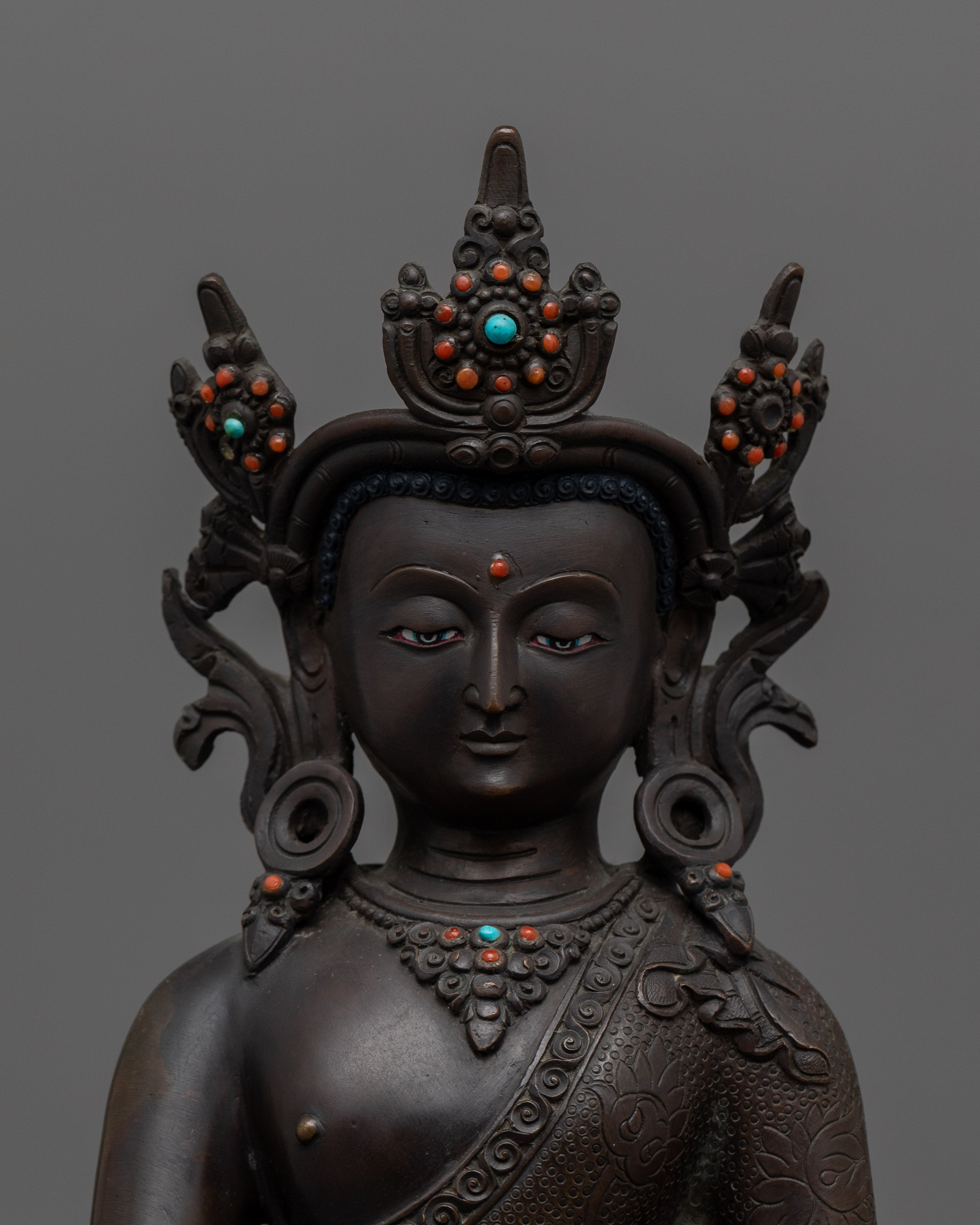 Buddhist Mindfulness Shakyamuni Statue | Symbol of Calm and Reflection