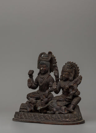 Shiva Family Statue | Handcrafted Hindu Deity