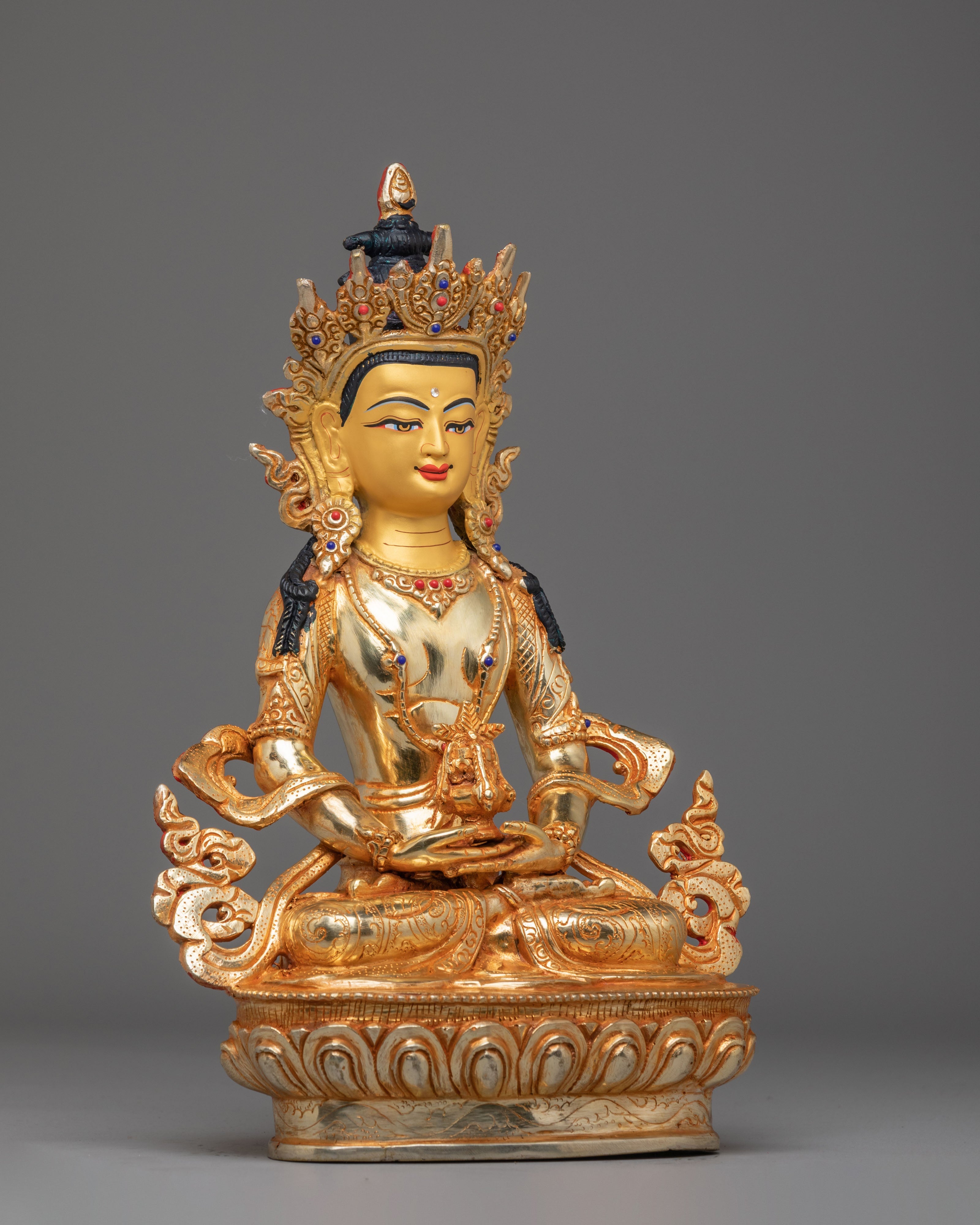 Tibetan Longevity Buddha Amitayus Statue | Symbol of Infinite Life