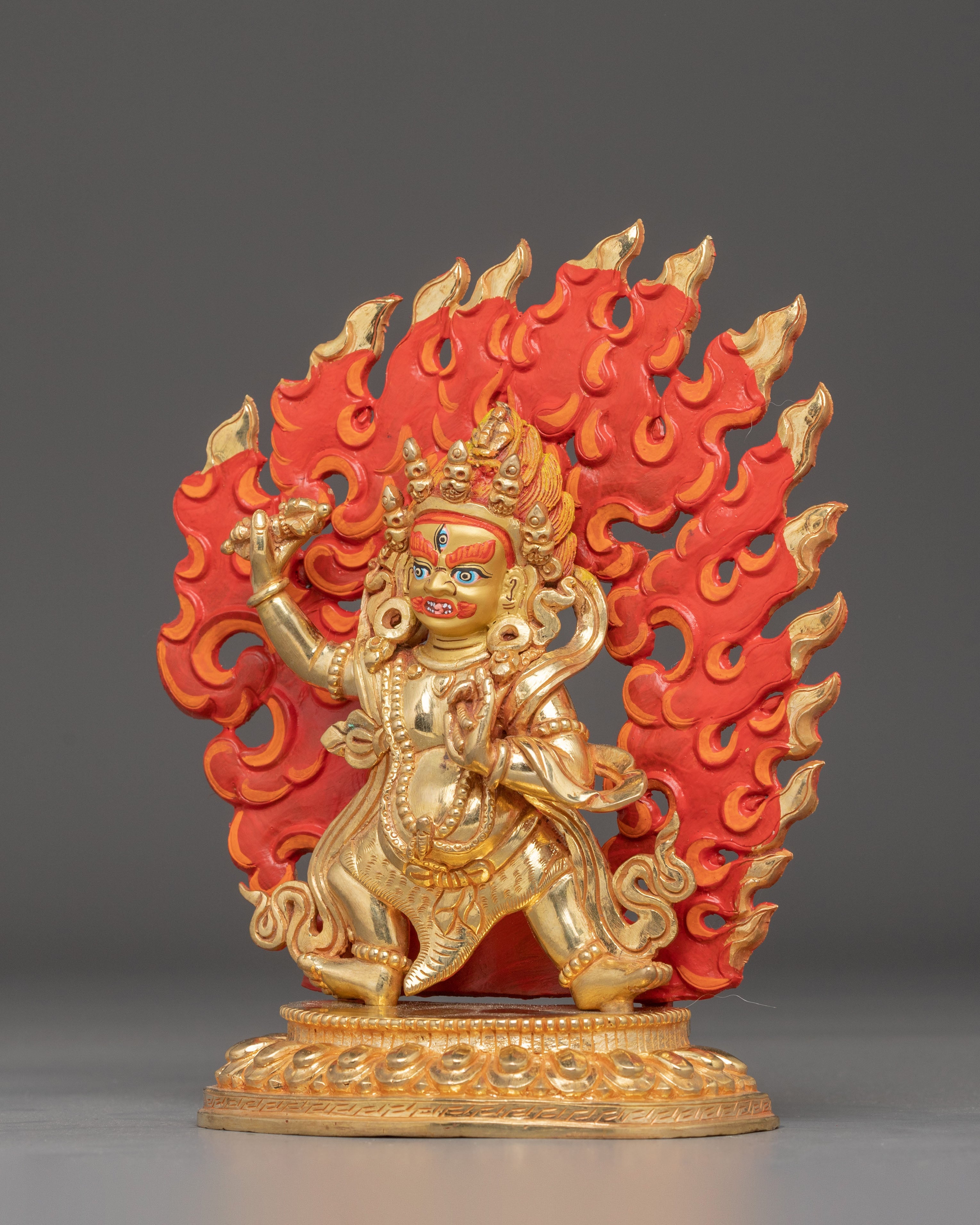 Wrathful Bodhisattva Vajrapani Statue | Powerful Buddha for Protection and Strength