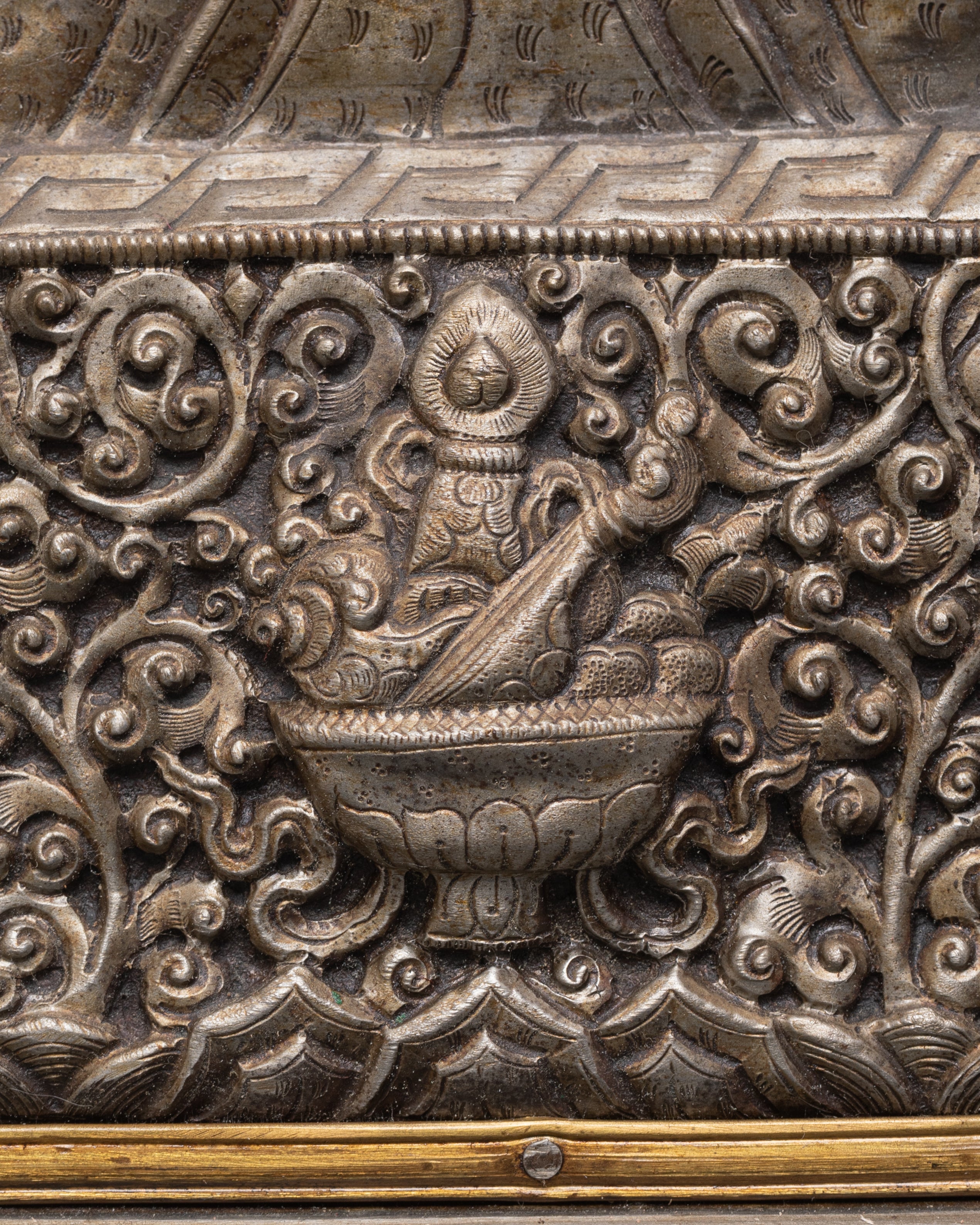 Guru Rinpoche Iron Wall Hanging | Tibetan Metalwork