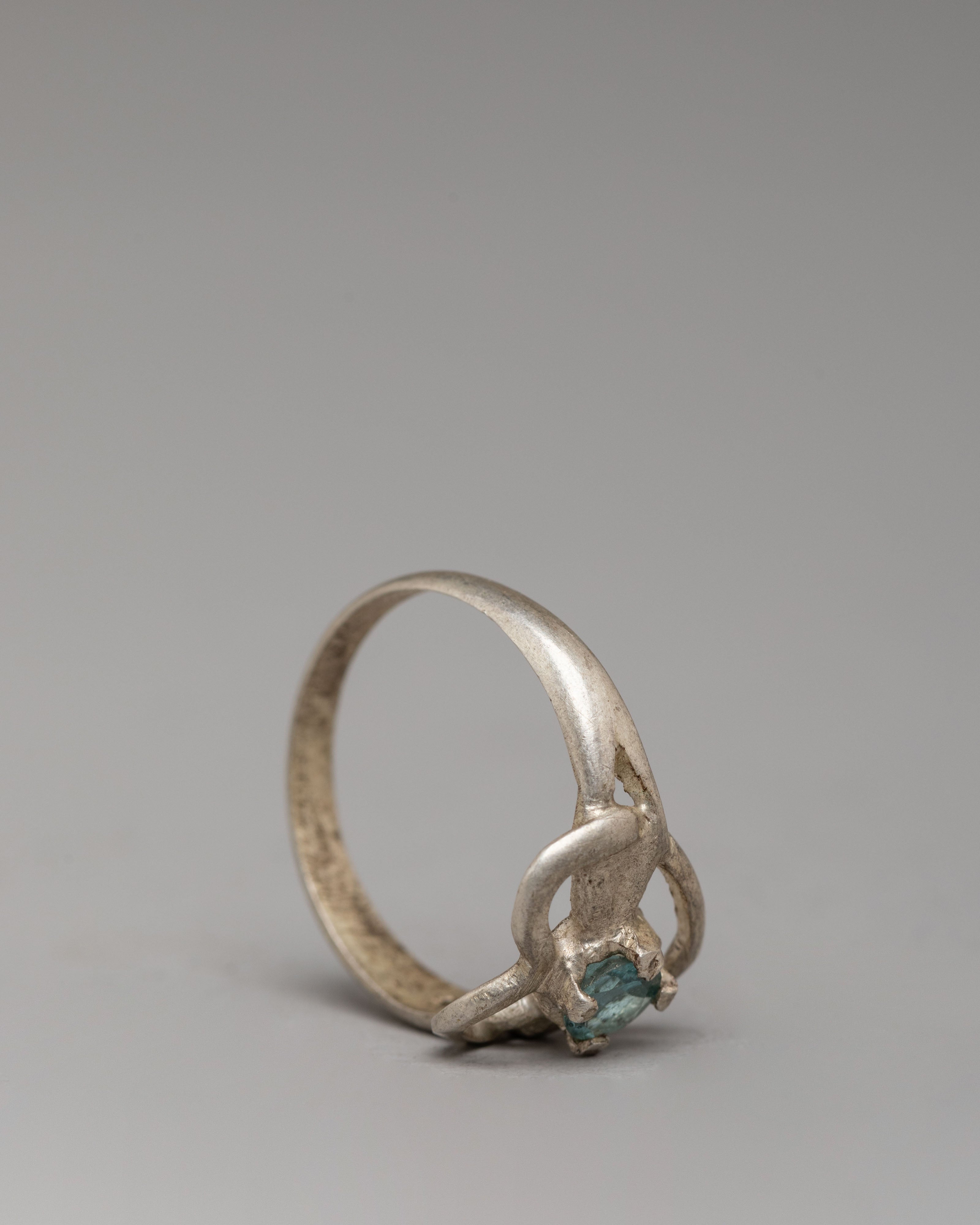 Zircon Silver Ring | Natural Stone Jewelry