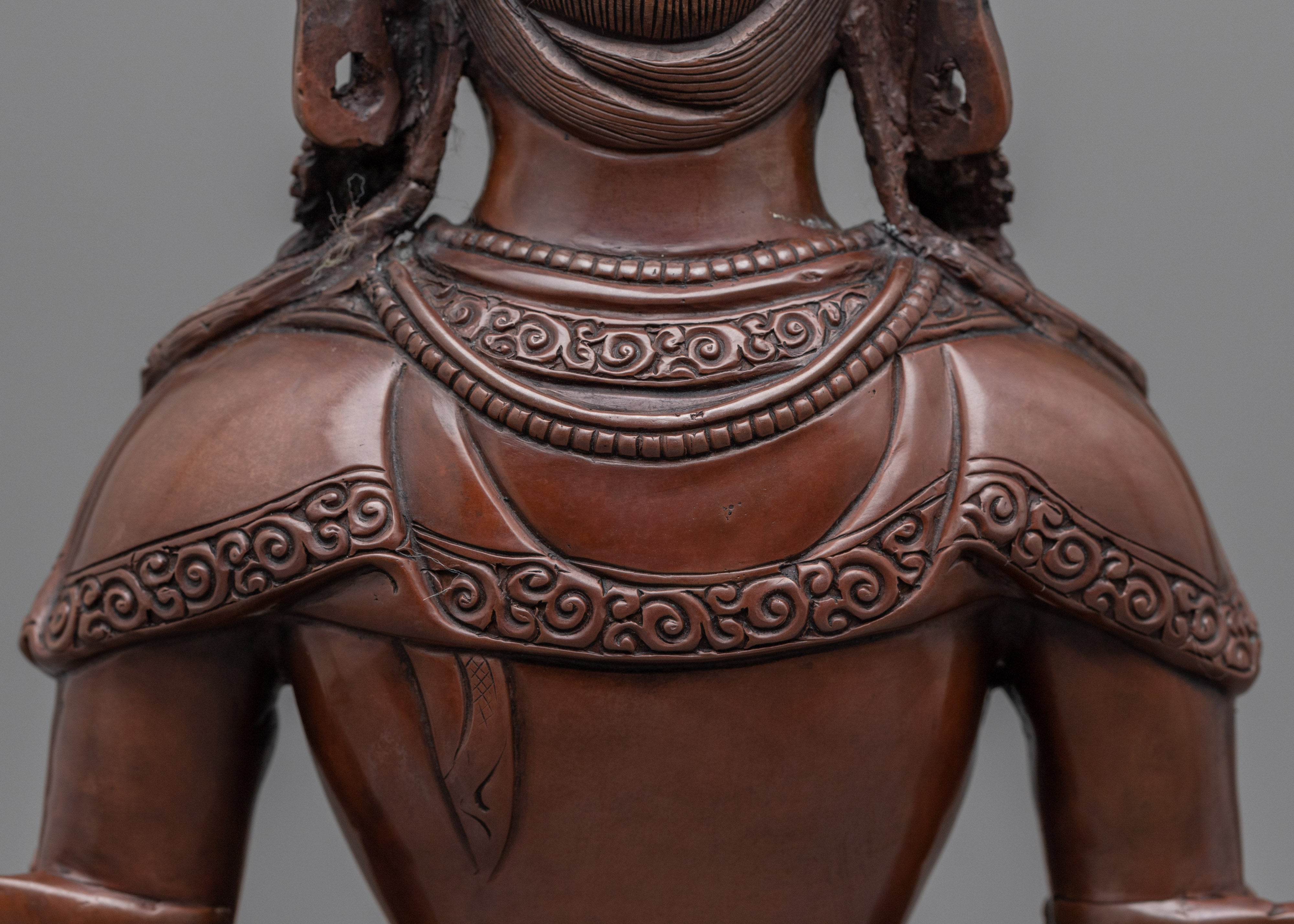 Seated Amitayus Buddha Statue  | Handmade Traditional Nepali Figure