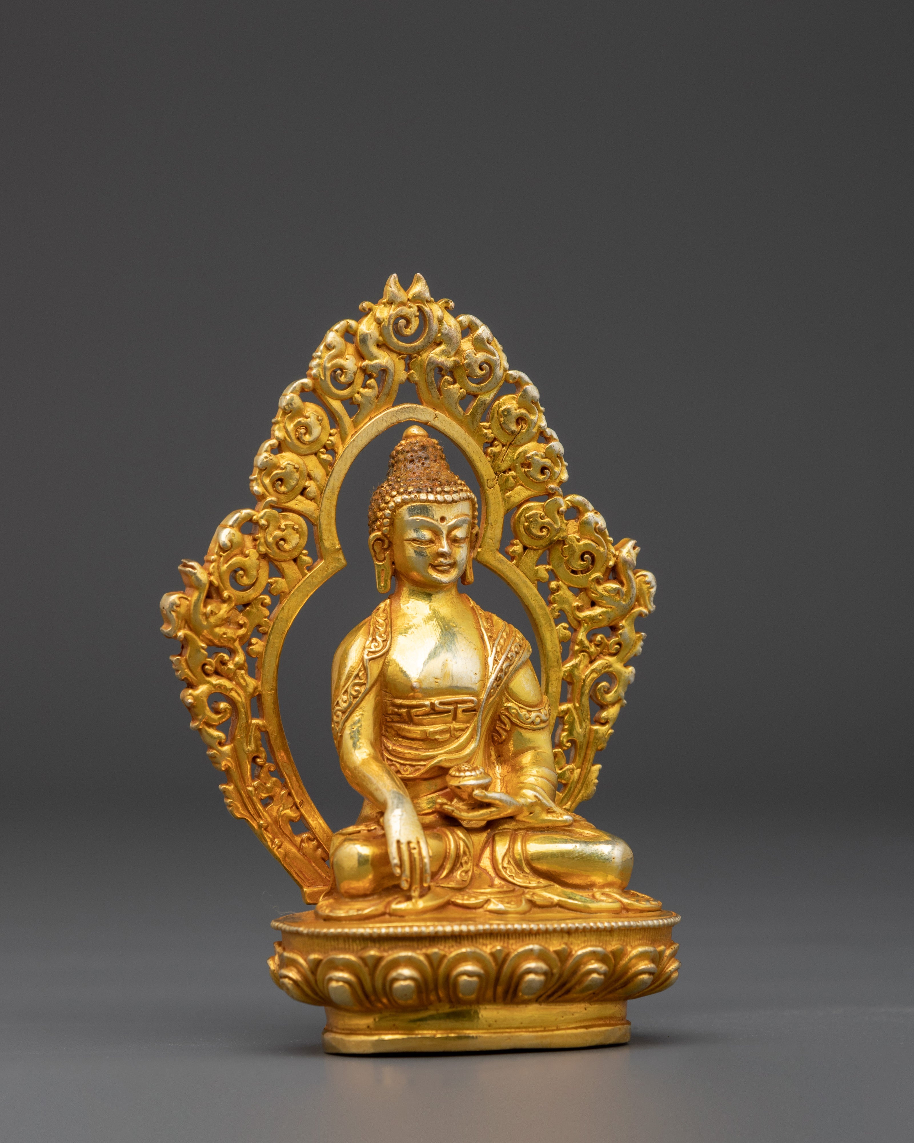 Shakyamuni Buddha Spiritual Copper Statue | Historical Buddha Figurine