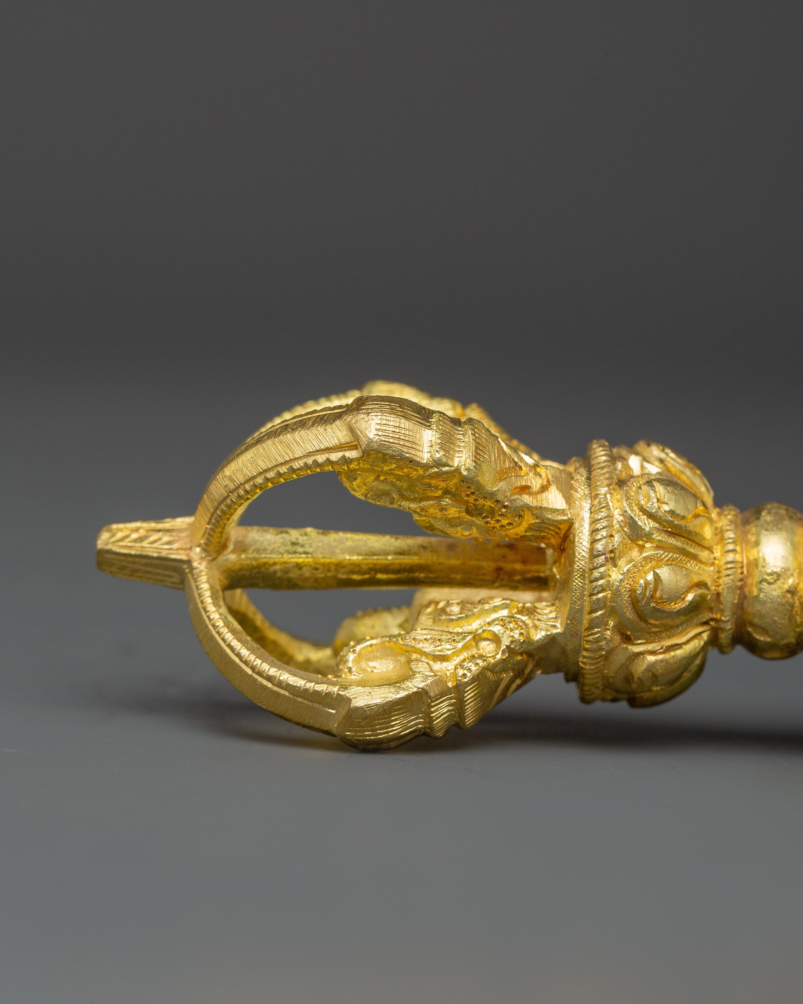 Sacred Tibetan Bronze and Brass Bell & Vajra Set | Ritual Tools