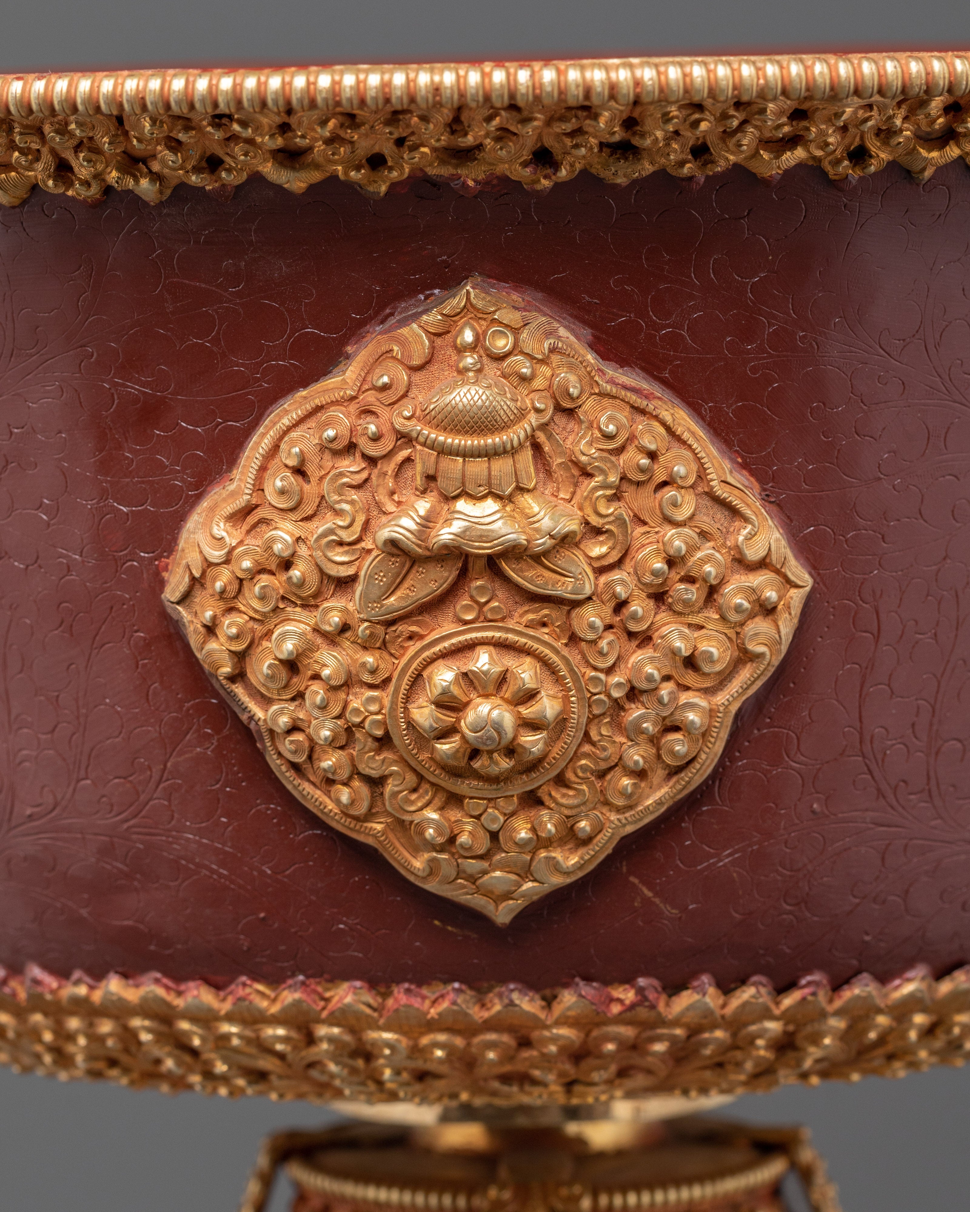 Handcrafted Tibetan Butter Lamp | Traditional Ritual Lamp