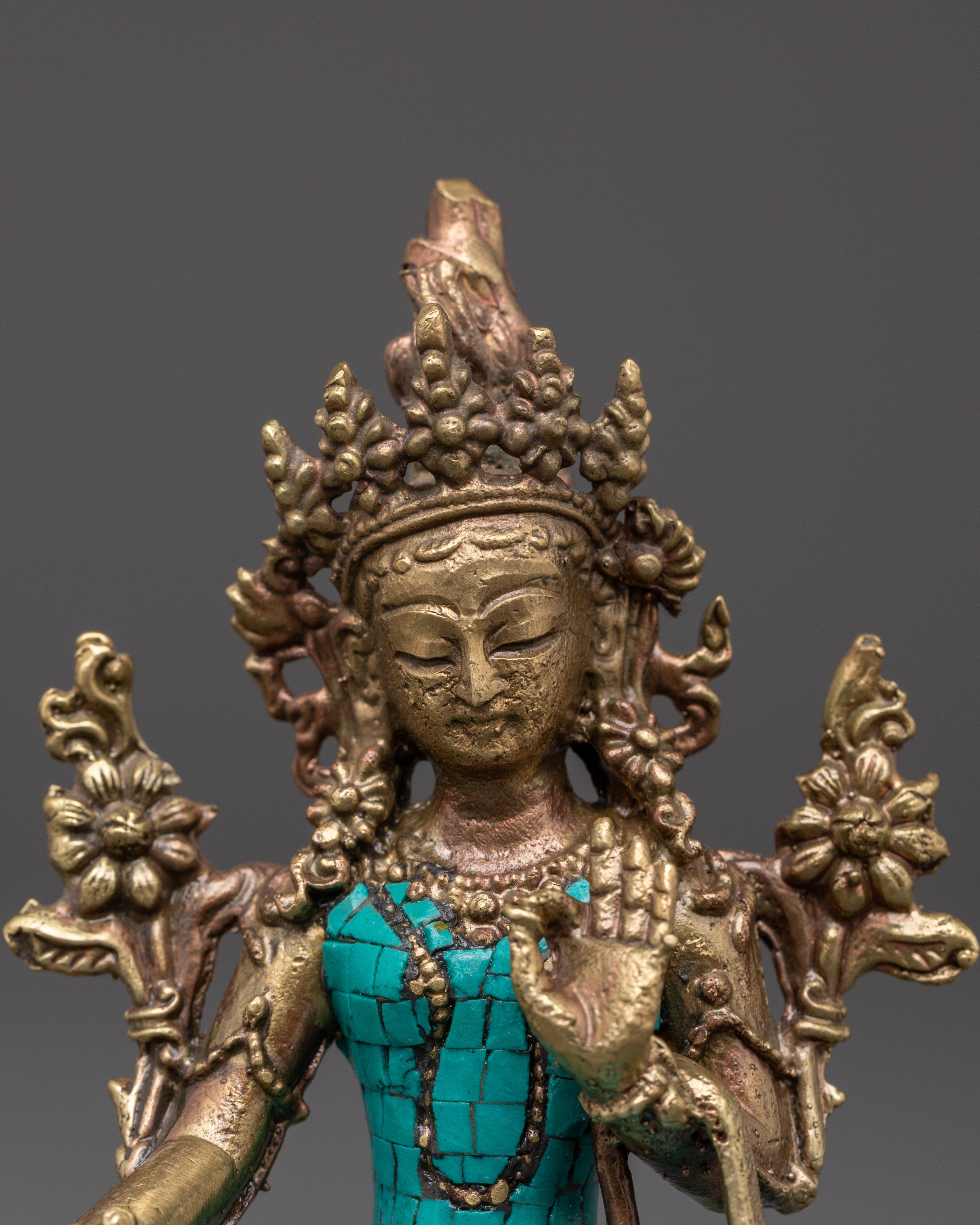Handmade Green Tara | Tibetan Buddhist Deity