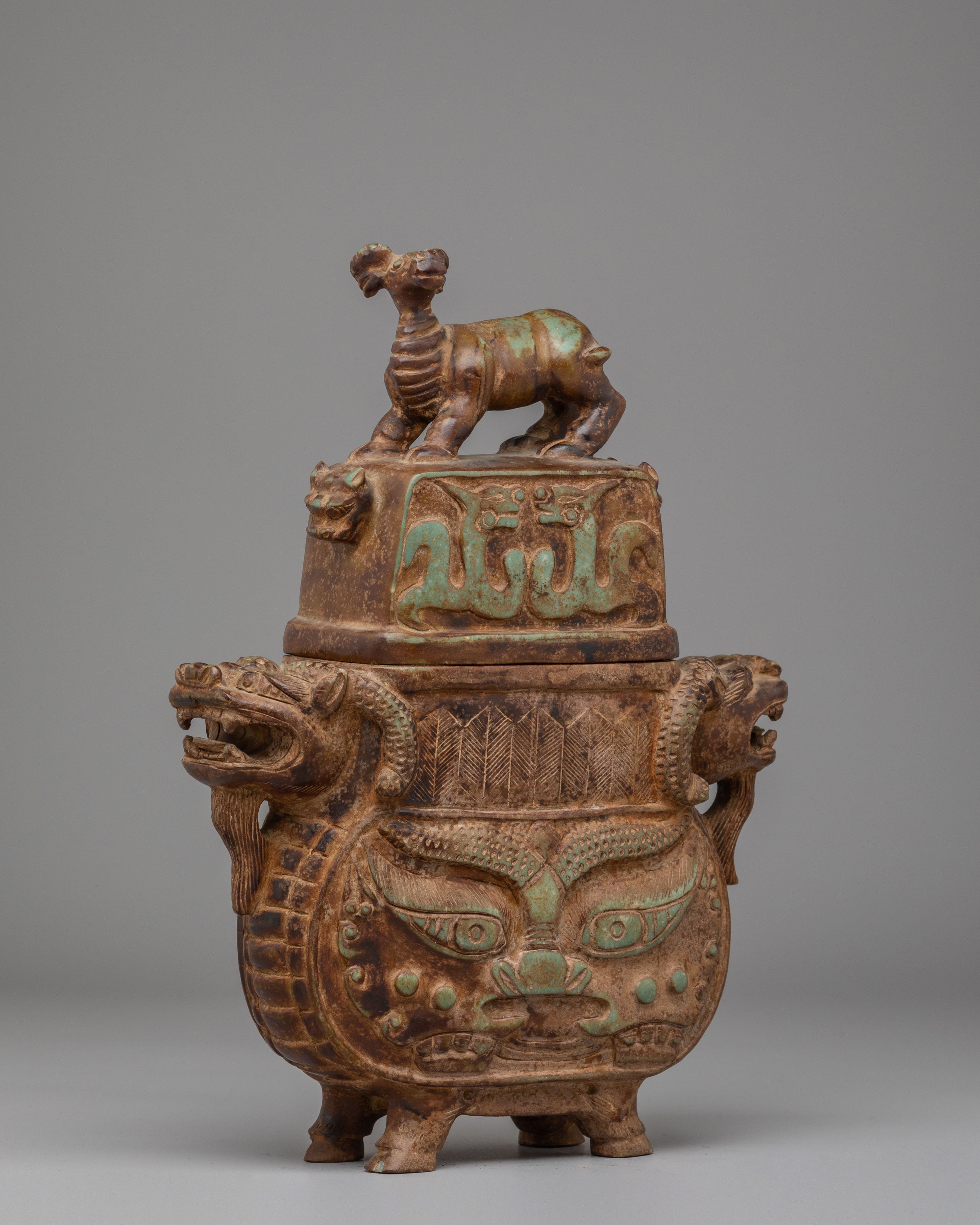 Decorative Jewellery Box | Traditional Himalayan Stone Carving