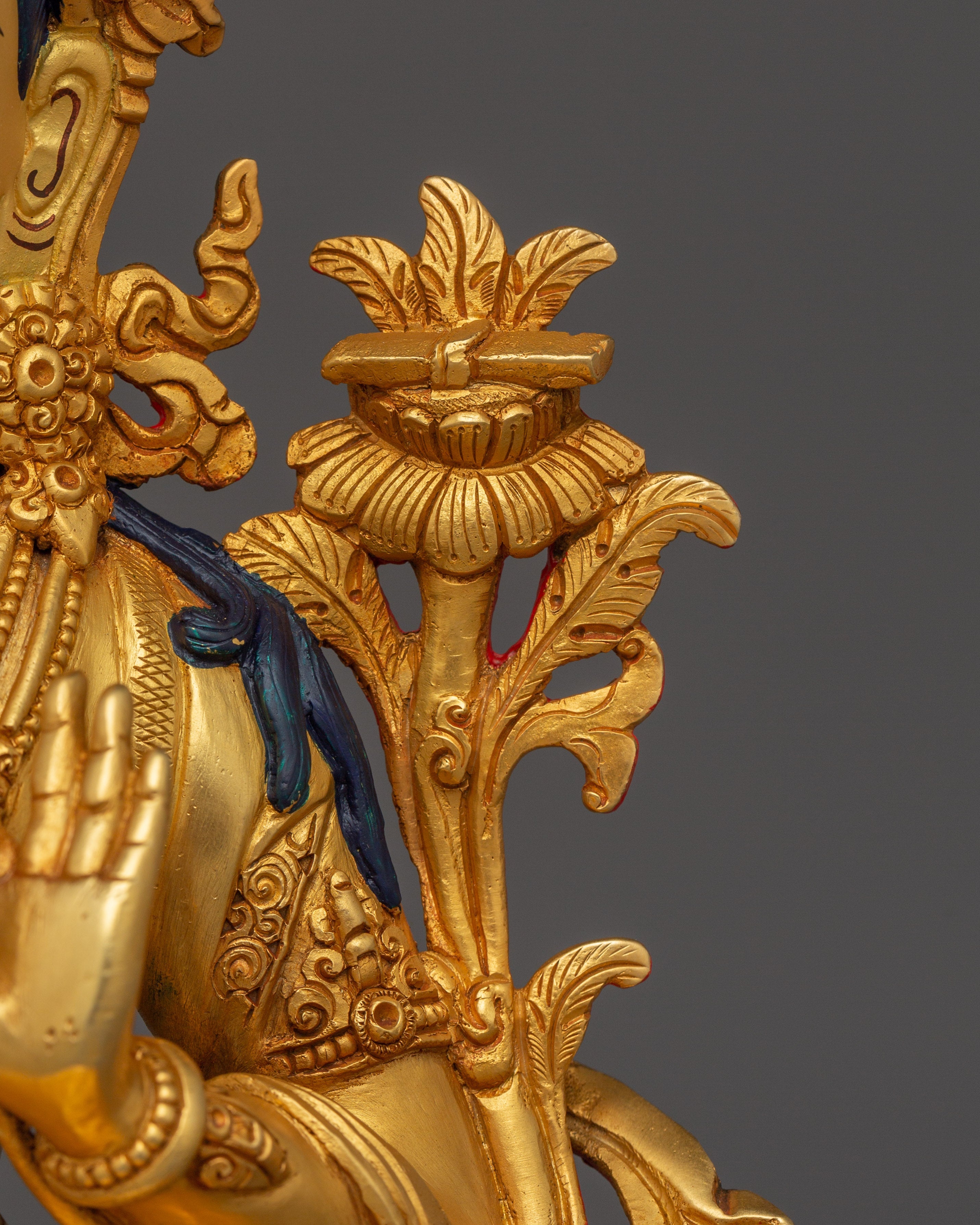 Wisdom Being Manjushri Statue | Divine Bodhisattva Artwork