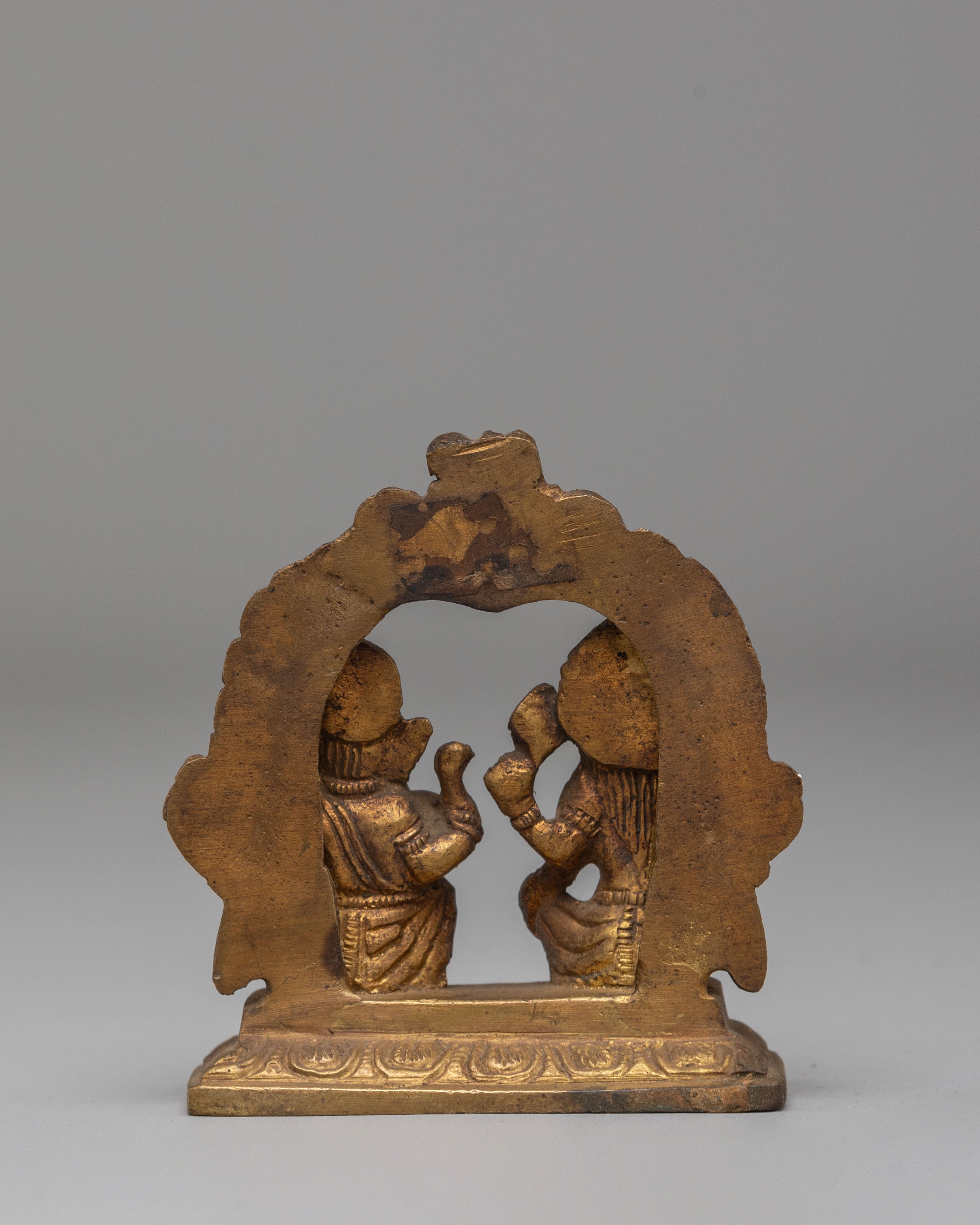 Laxmi and Lord Ganesha Statue Set | Brass Handcrafted Deity Sculpture