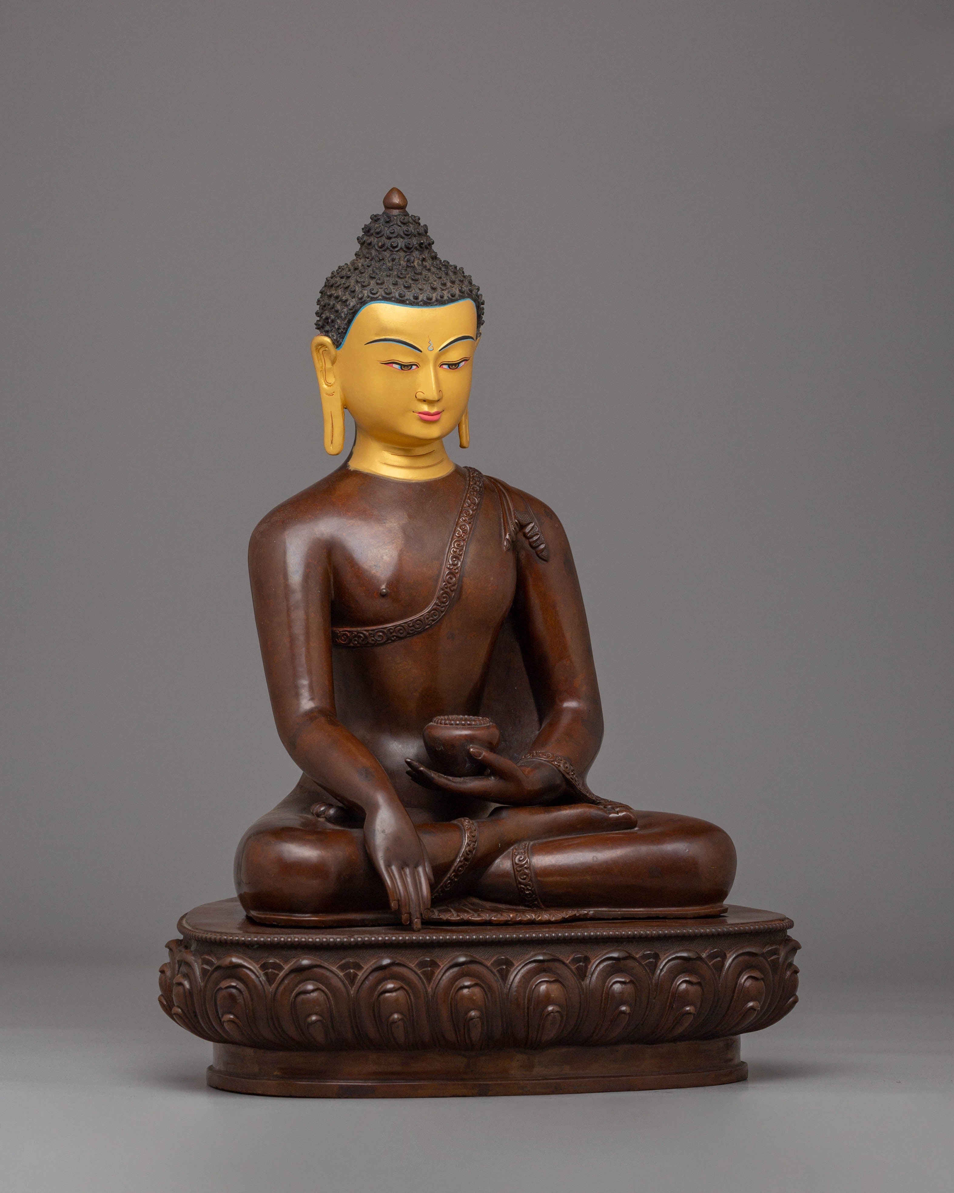 Handmade Tibetan Shakyamuni Buddha | Gautama Buddha Sculpture